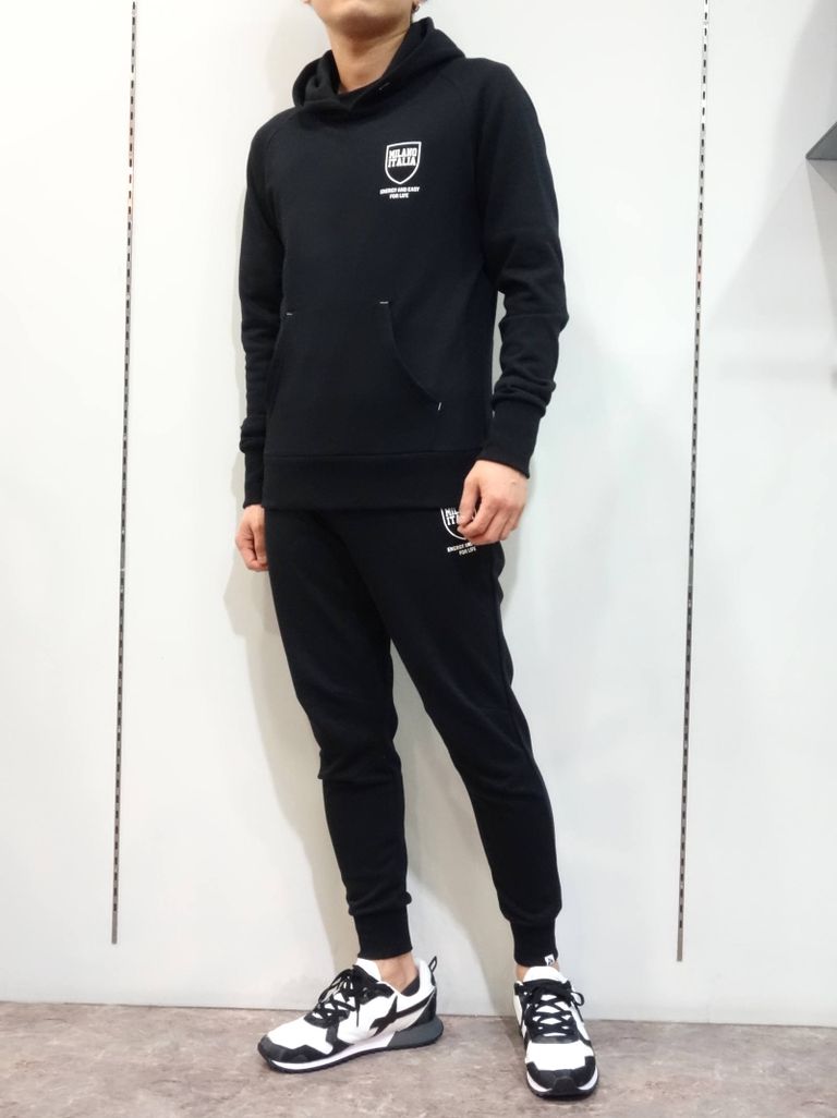 SY32 by SWEET YEARS SHIELD LOGO P/O SWEAT SETUP TNS1713,TNS1714 スウェットセットアップ  LUKE