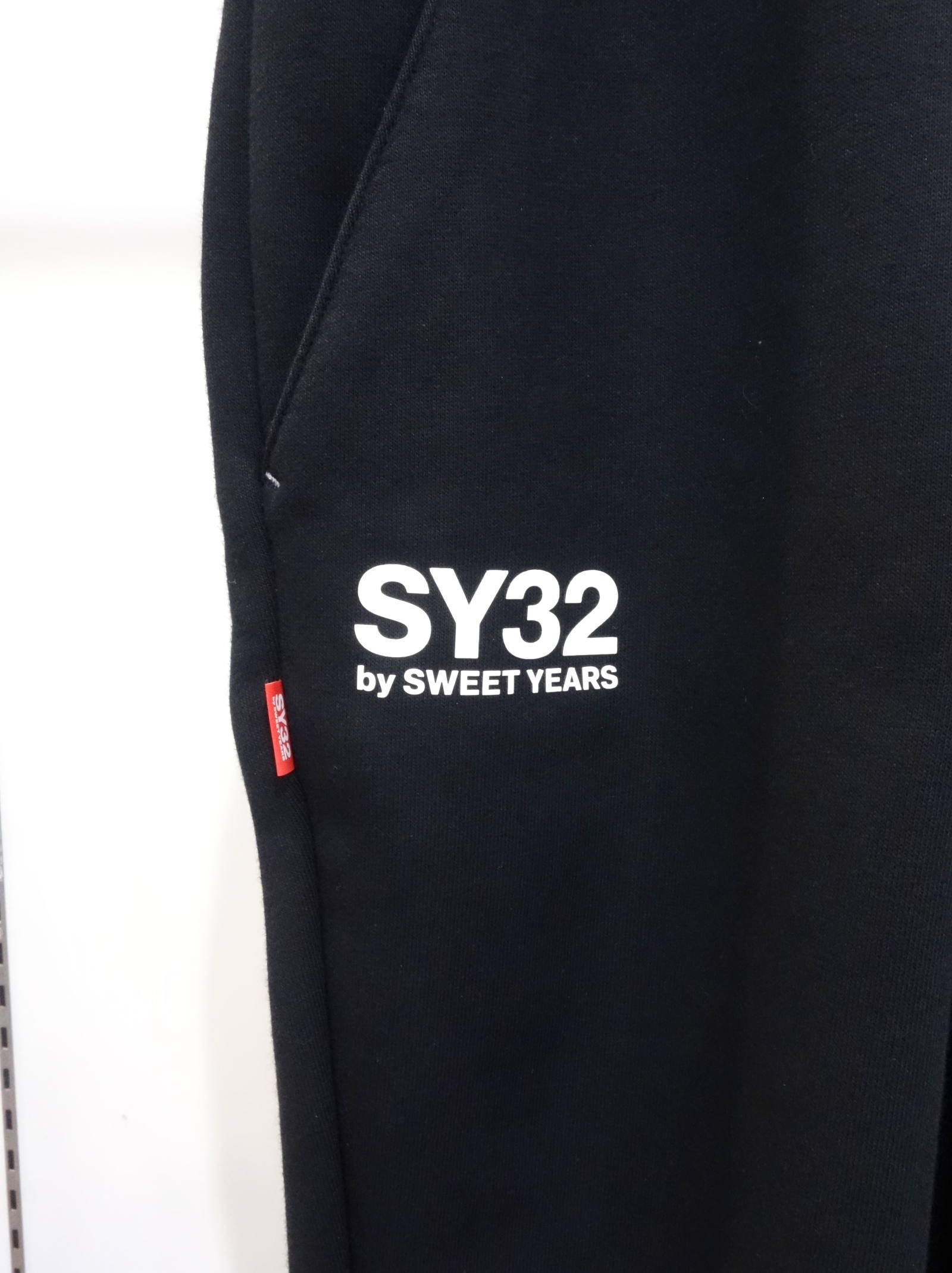 SY32 by SWEET YEARS - SHIELD LOGO ZIP SWEAT SETUP / TNS1712