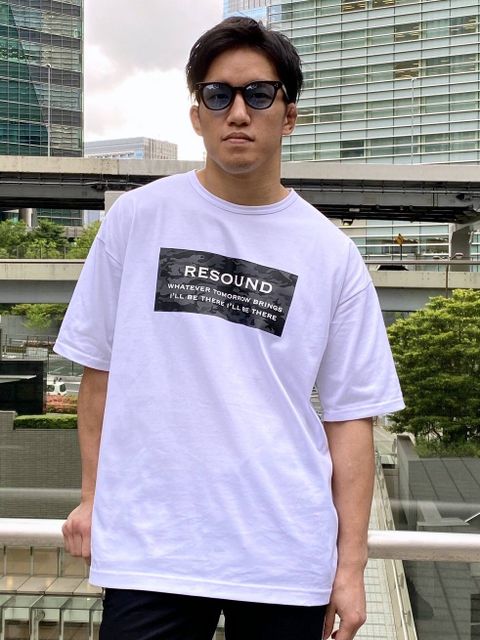 【朝倉海コラボモデル第3弾】 CAMOUFLAGE BOX LOGO LOOSE TEE / RC16-T-017 / ビッグTシャツ