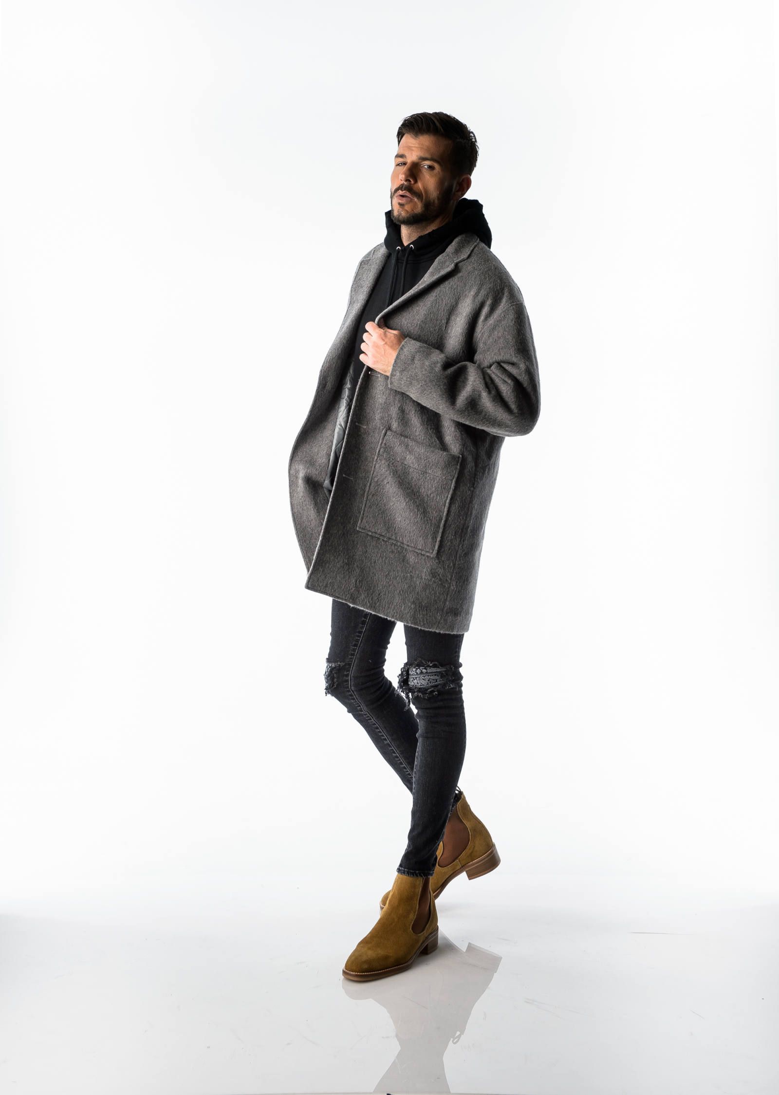 ALPACA BURRY COAT / RC17-JK-007 / オーバーサイズチェスターコート
