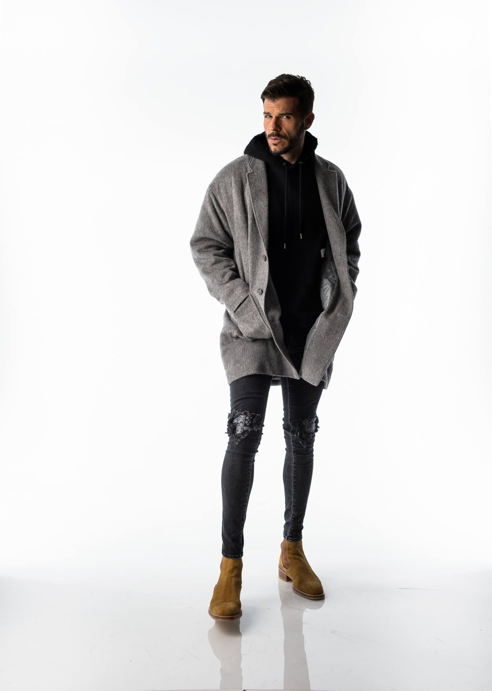 ALPACA BURRY COAT / RC17-JK-007 / オーバーサイズチェスターコート