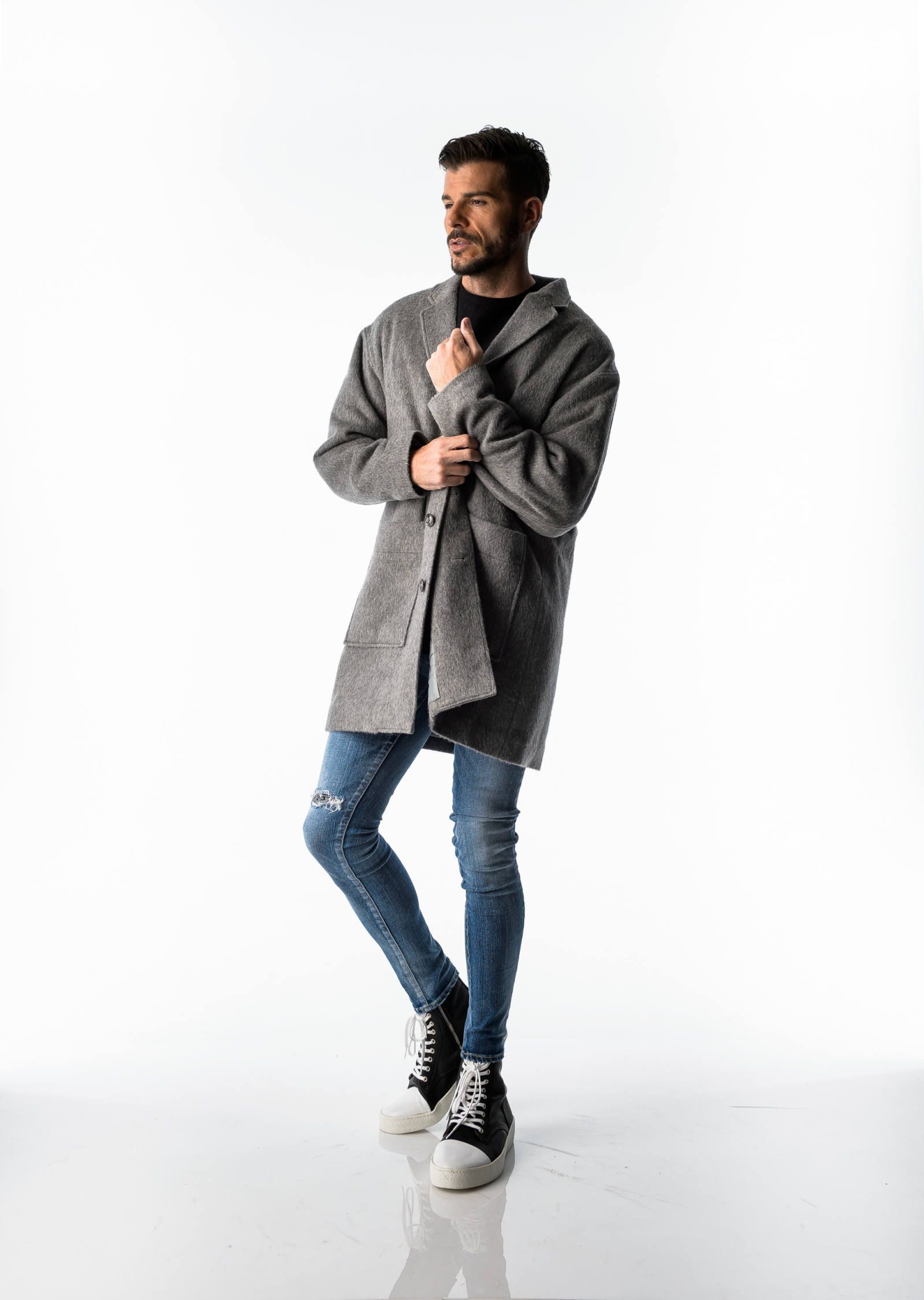 ALPACA BURRY COAT / RC17-JK-007 / オーバーサイズチェスターコート