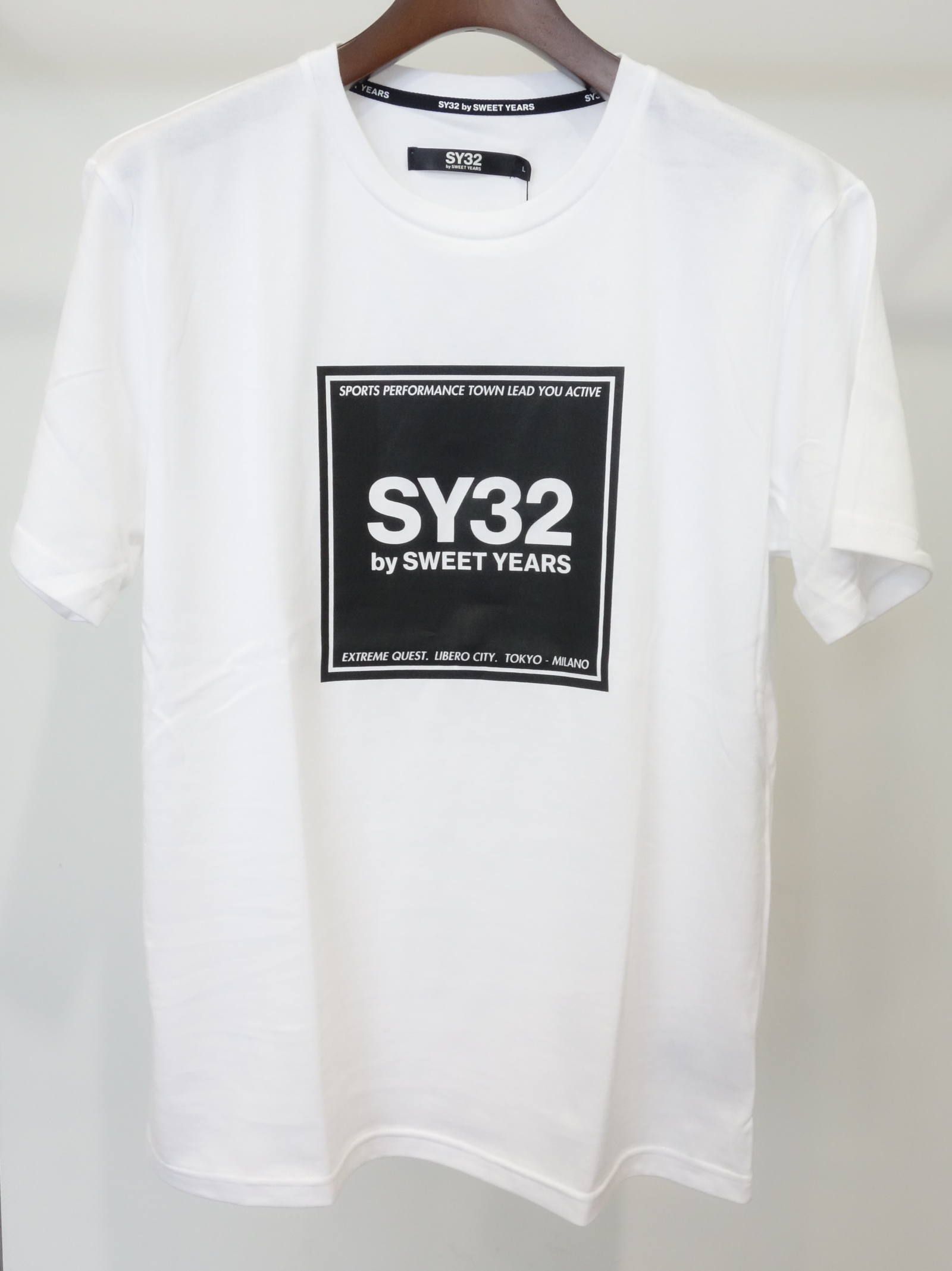 SQUARE LOGO TEE / 10027J / プリントTシャツ