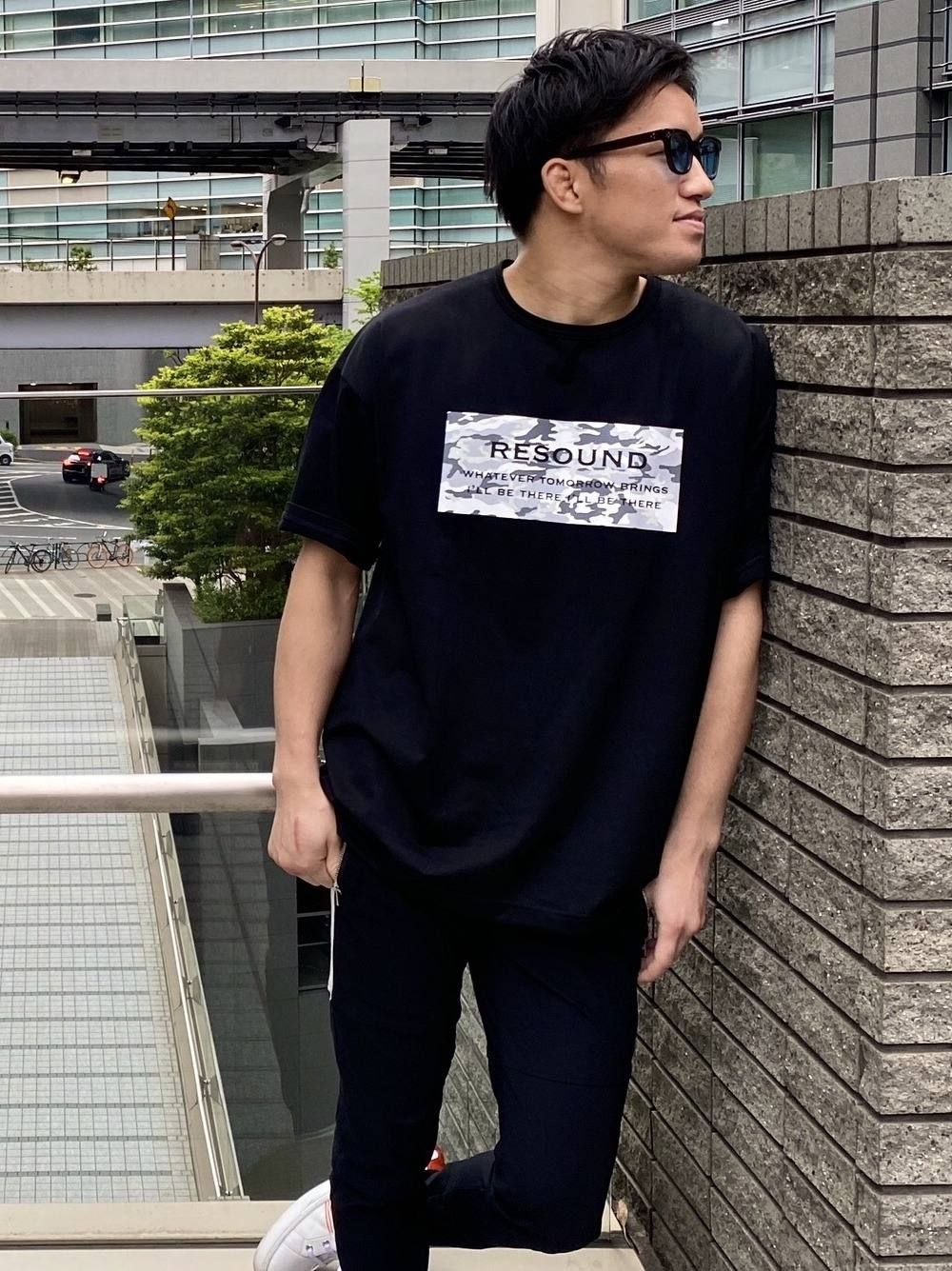 RESOUND CLOTHING - 【朝倉海コラボモデル第3弾】 CAMOUFLAGE BOX LOGO LOOSE TEE /  RC16-T-017 / ビッグTシャツ | LUKE