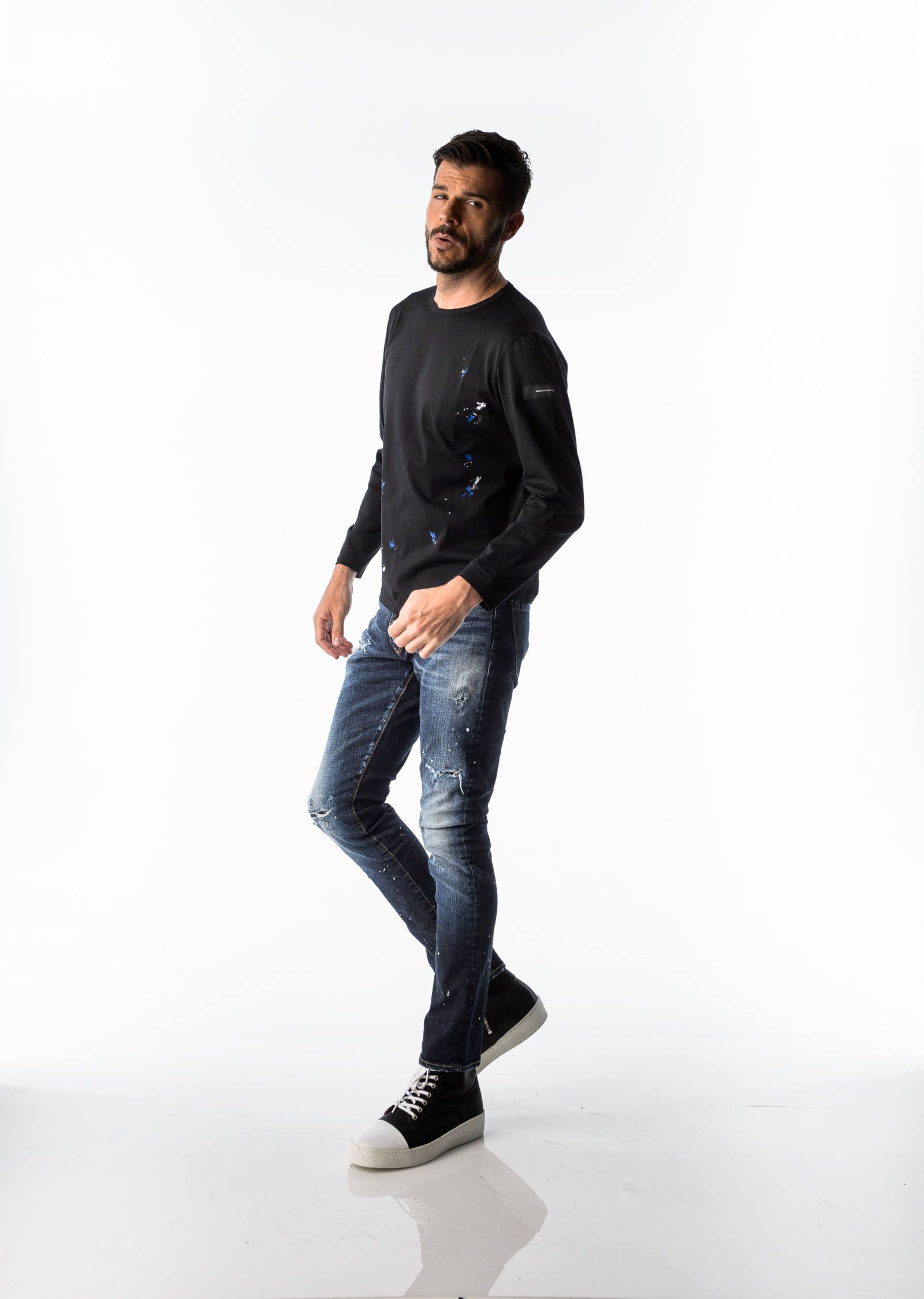 PAINT LONG TEE / RC17-T-001 / ロングスリーブTシャツ