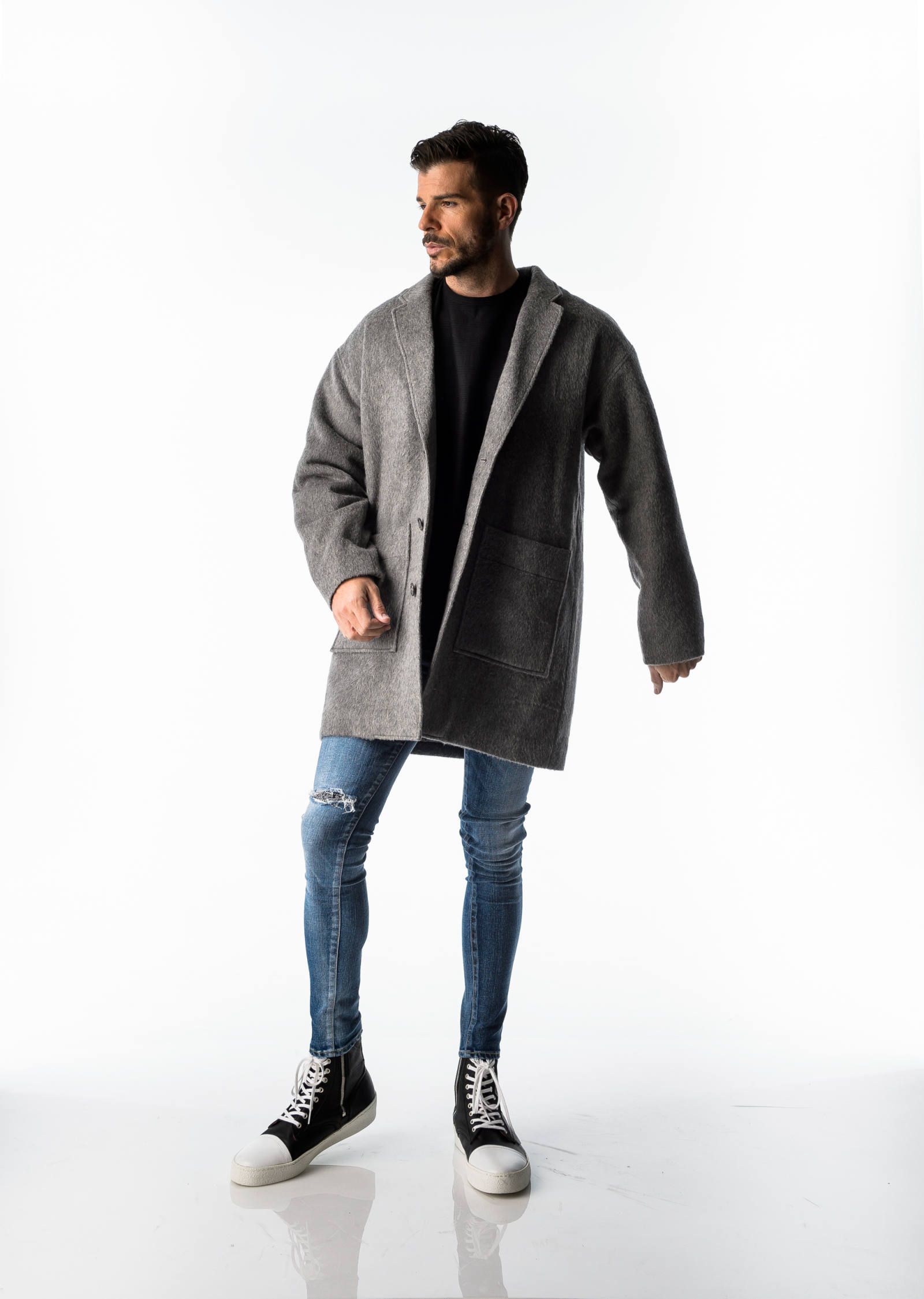 ALPACA BURRY COAT / RC17-JK-007 / オーバーサイズチェスターコート