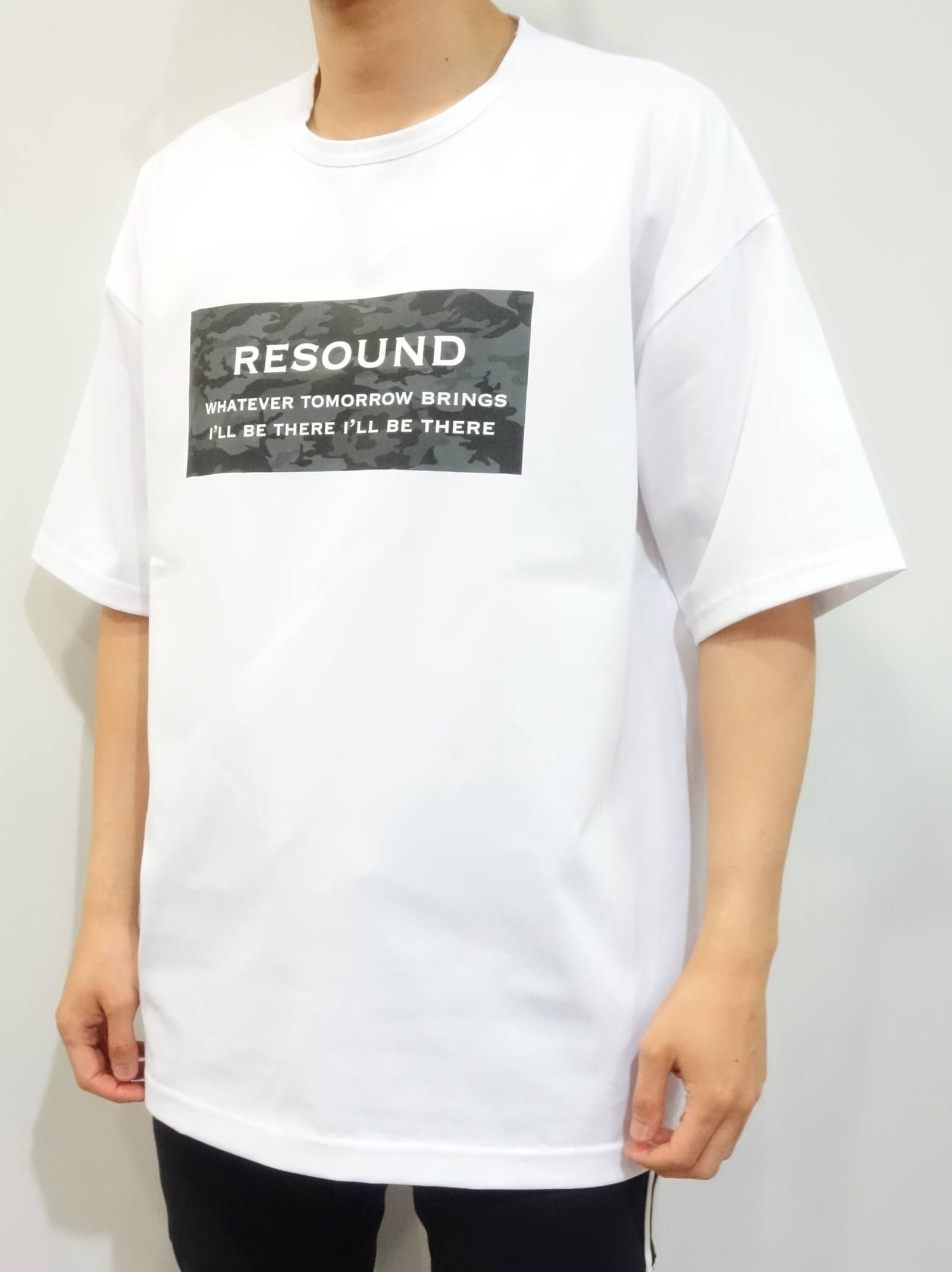 RESOUND CLOTHING - 【朝倉海コラボモデル第3弾】 CAMOUFLAGE BOX LOGO LOOSE TEE /  RC16-T-017 / ビッグTシャツ | LUKE