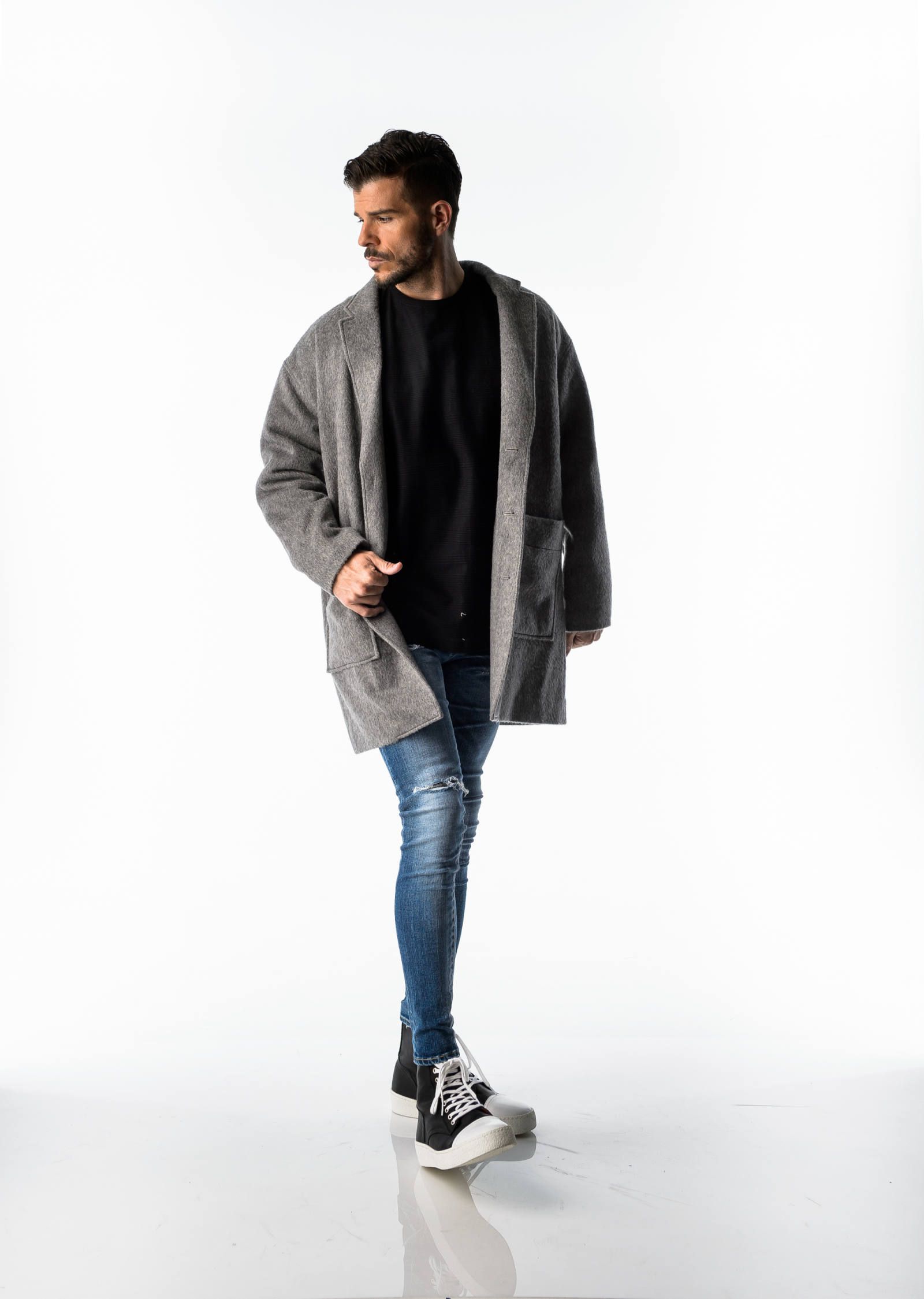 ALPACA BURRY COAT / RC17-JK-007 / オーバーサイズチェスターコート