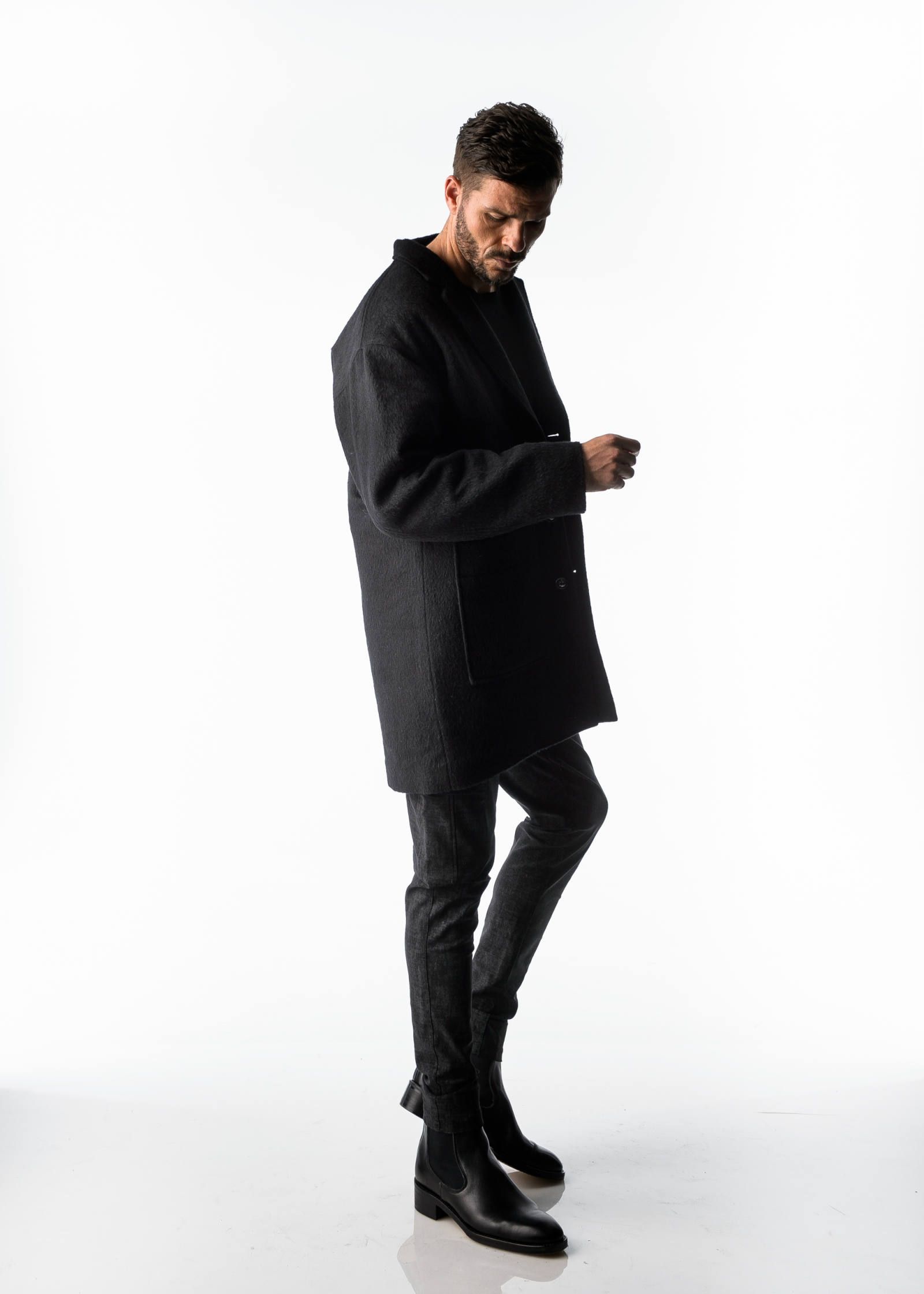 ALPACA BURRY COAT / RC17-JK-007 / オーバーサイズチェスターコート※