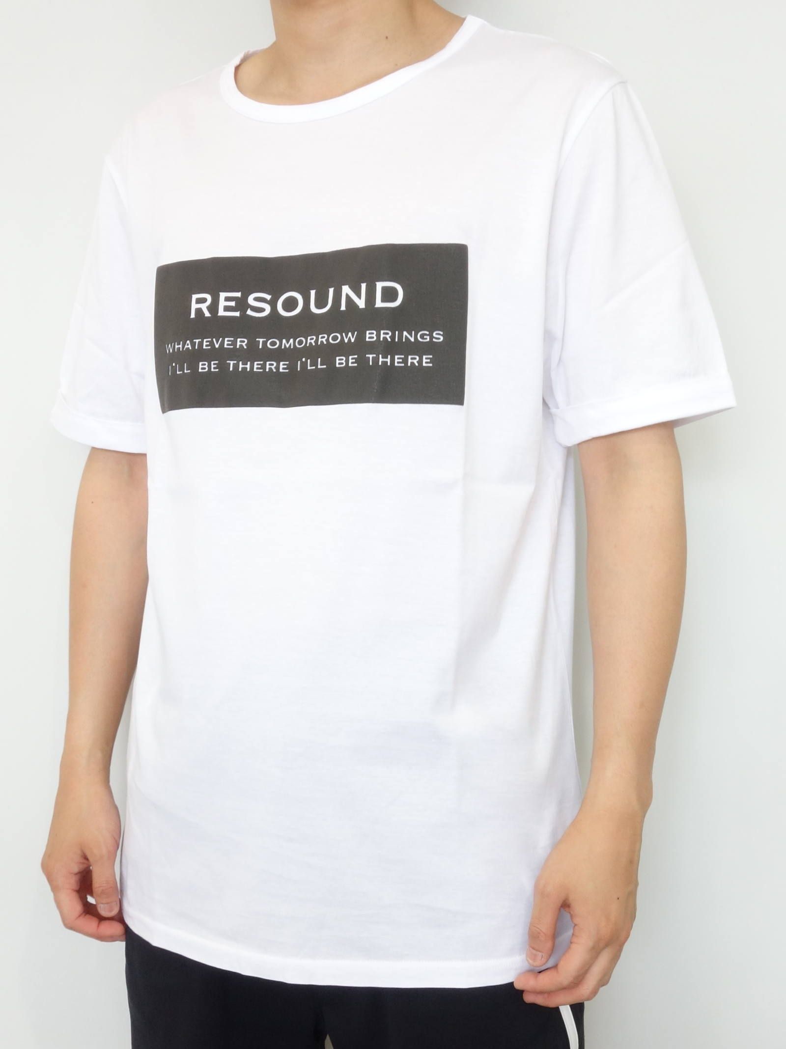 【LUKE別注モデル】 BOX LOGO ROLL UP JERSEY TEE / RC16-T-018 / ボックスロゴTシャツ