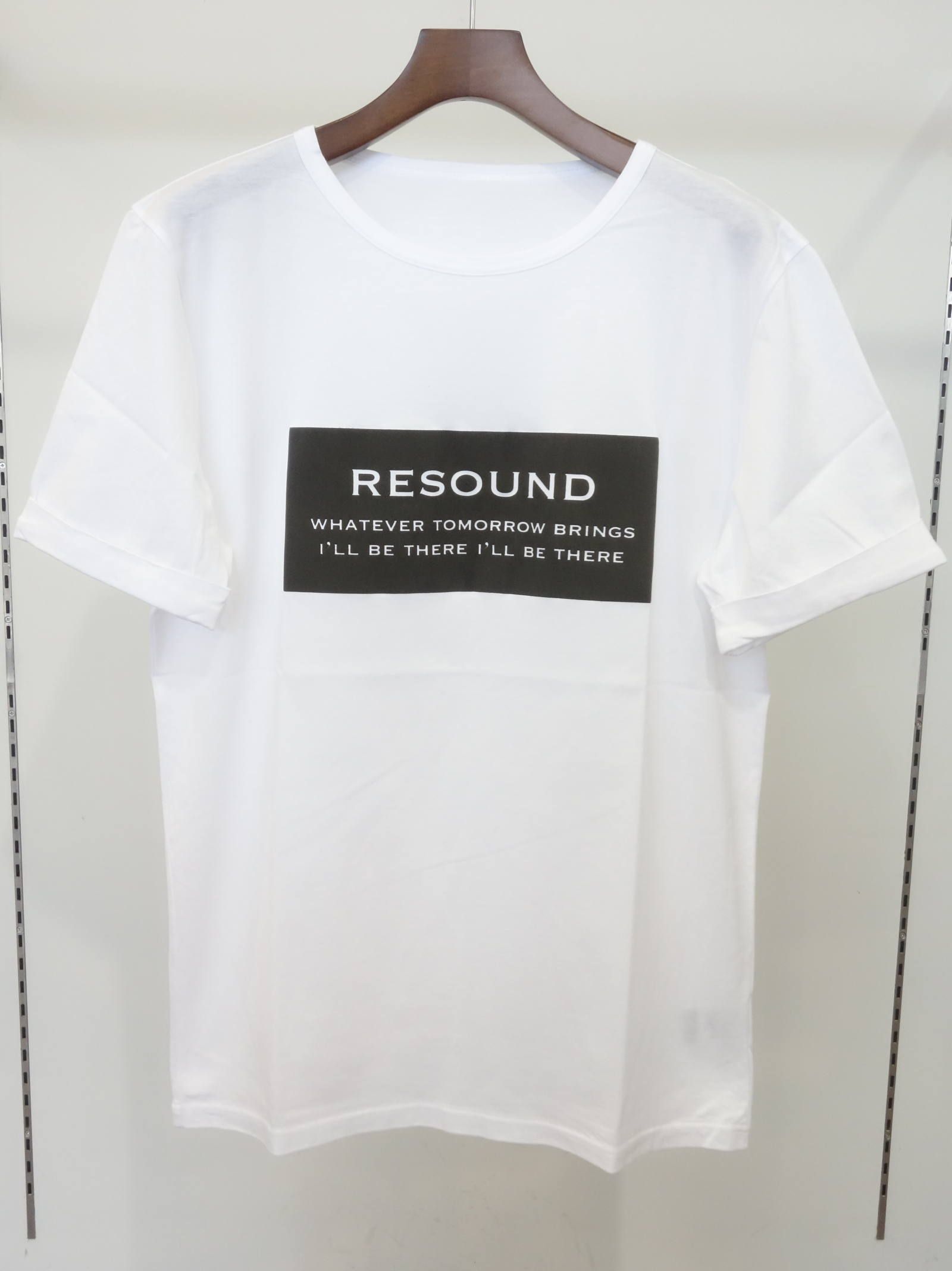 【LUKE別注モデル】 BOX LOGO ROLL UP JERSEY TEE / RC16-T-018 / ボックスロゴTシャツ