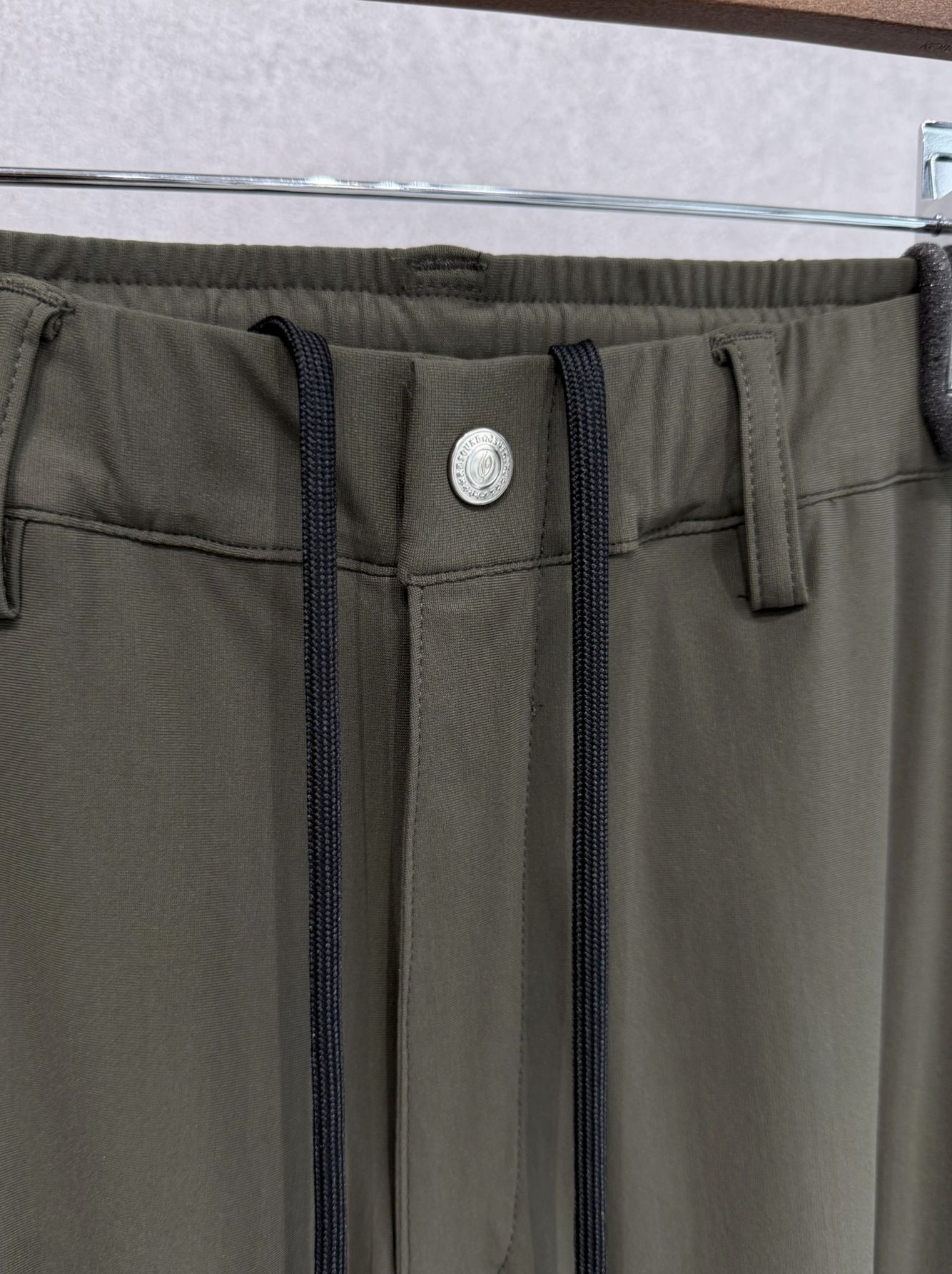 DAVID NYLON CARGO PANTS / RC40-ST-040 / ミリタリーナイロン裾ゴムカーゴパンツ / カーキ