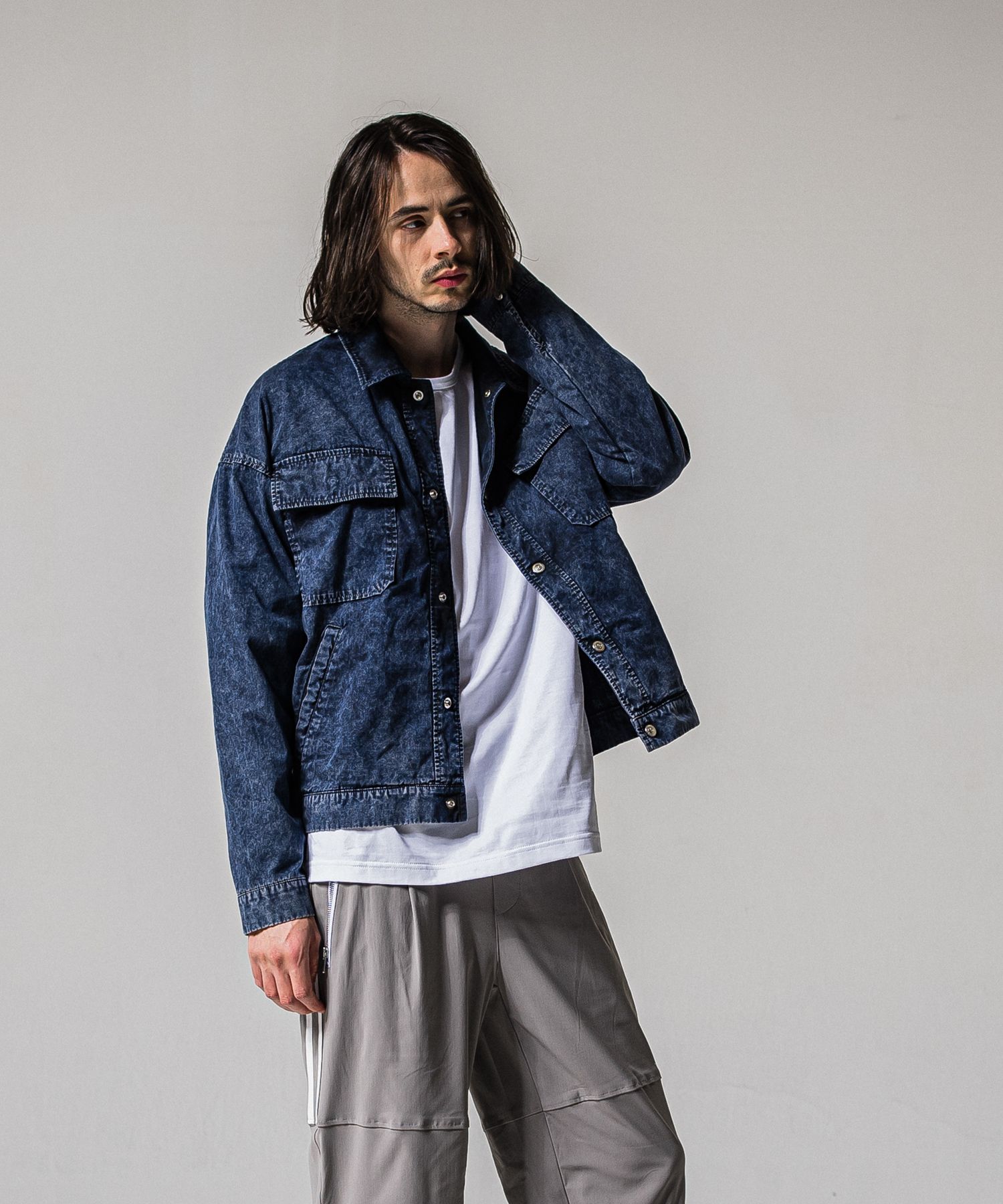 FIELD SHIRT JK / RC39-SH-004 / ミリタリーシャツジャケット / ブラック (2月中旬入荷予定)