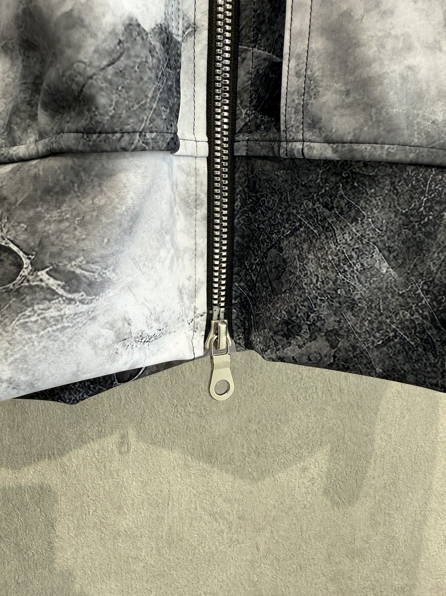 RUSH OVER ZIPUP HOODIE / RC36-C-001 / ラッシュガードパーカー / マーブルブラック