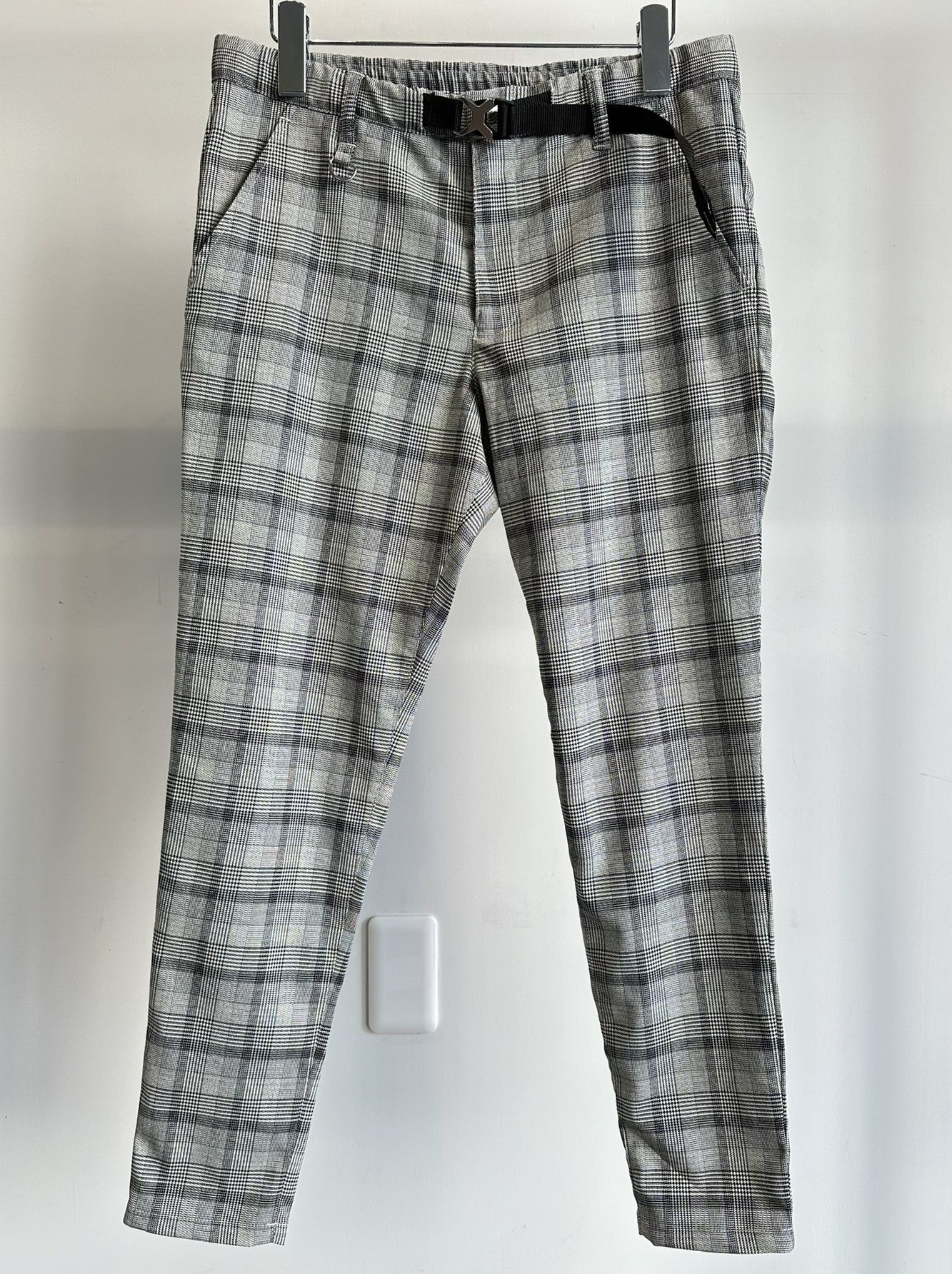 PAT TIGHT EASY PANTS / RC31-ST-037 / ベルト付きイージーパンツ / グレンチェック