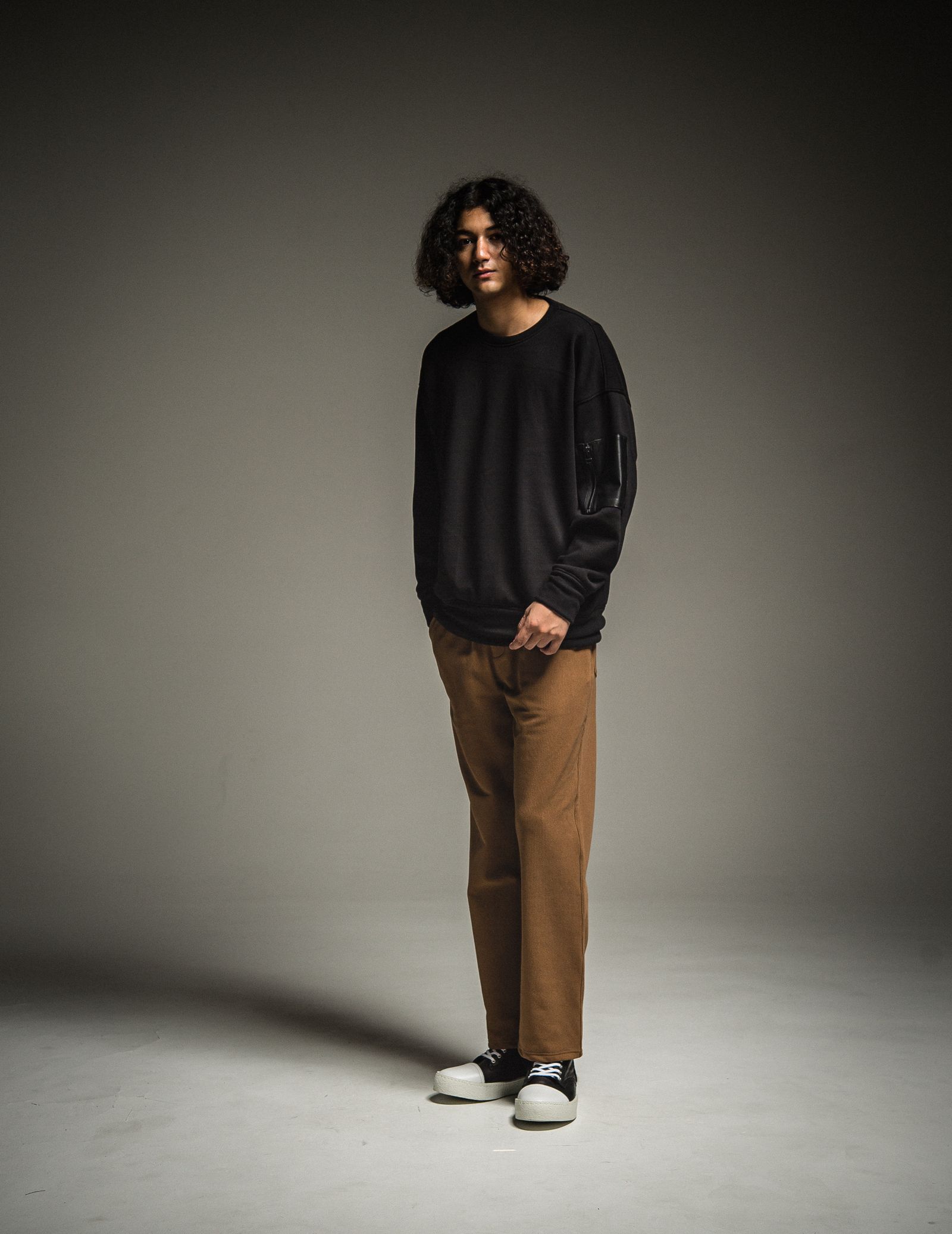 VELOURS FLEECE DROP TRAINER / RC22-C-004 / フリーストレーナー