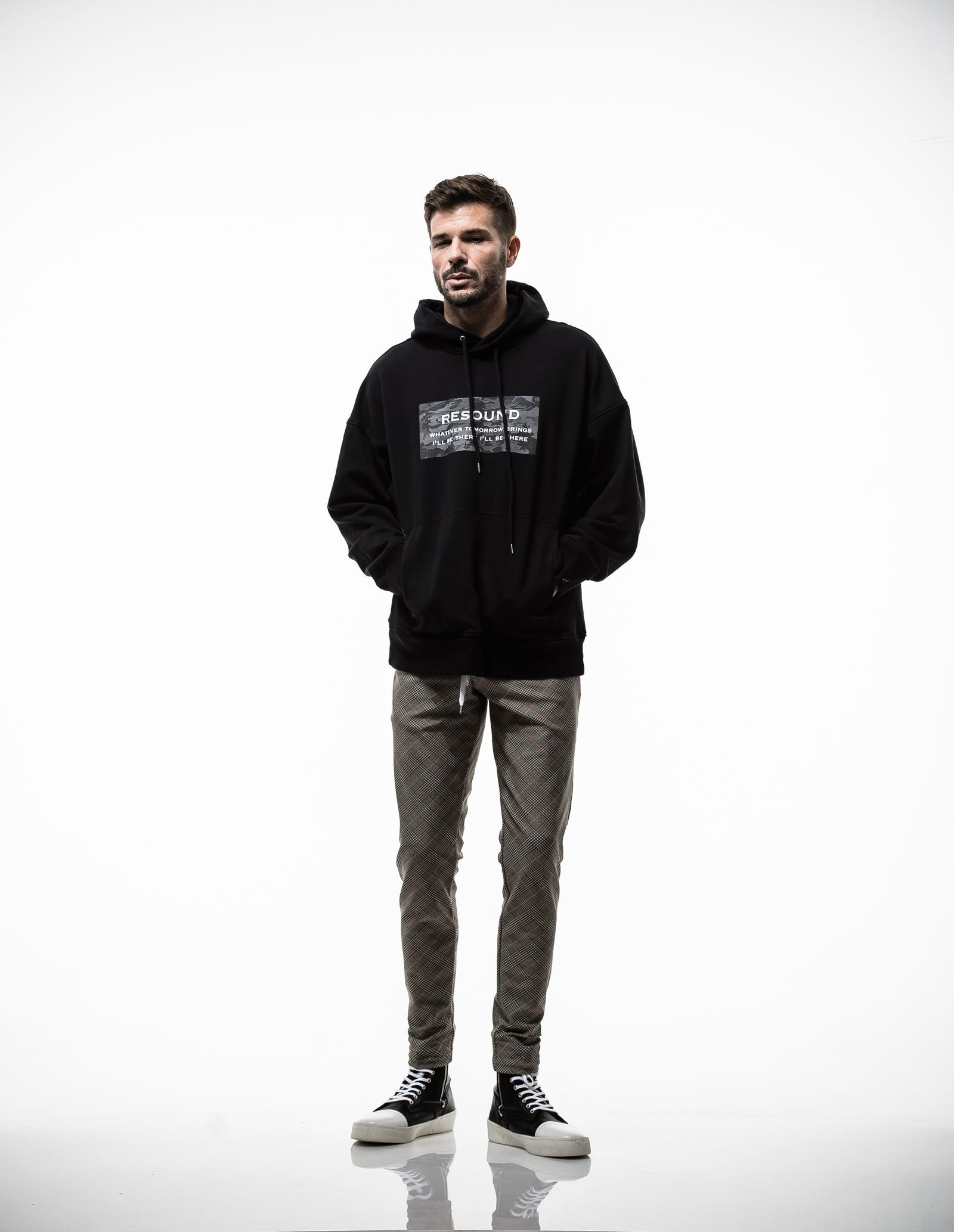 CAMOUFLAGE BOX ROGO LOOSE HOODIE / RC19-C-002 / ボックスロゴパーカー