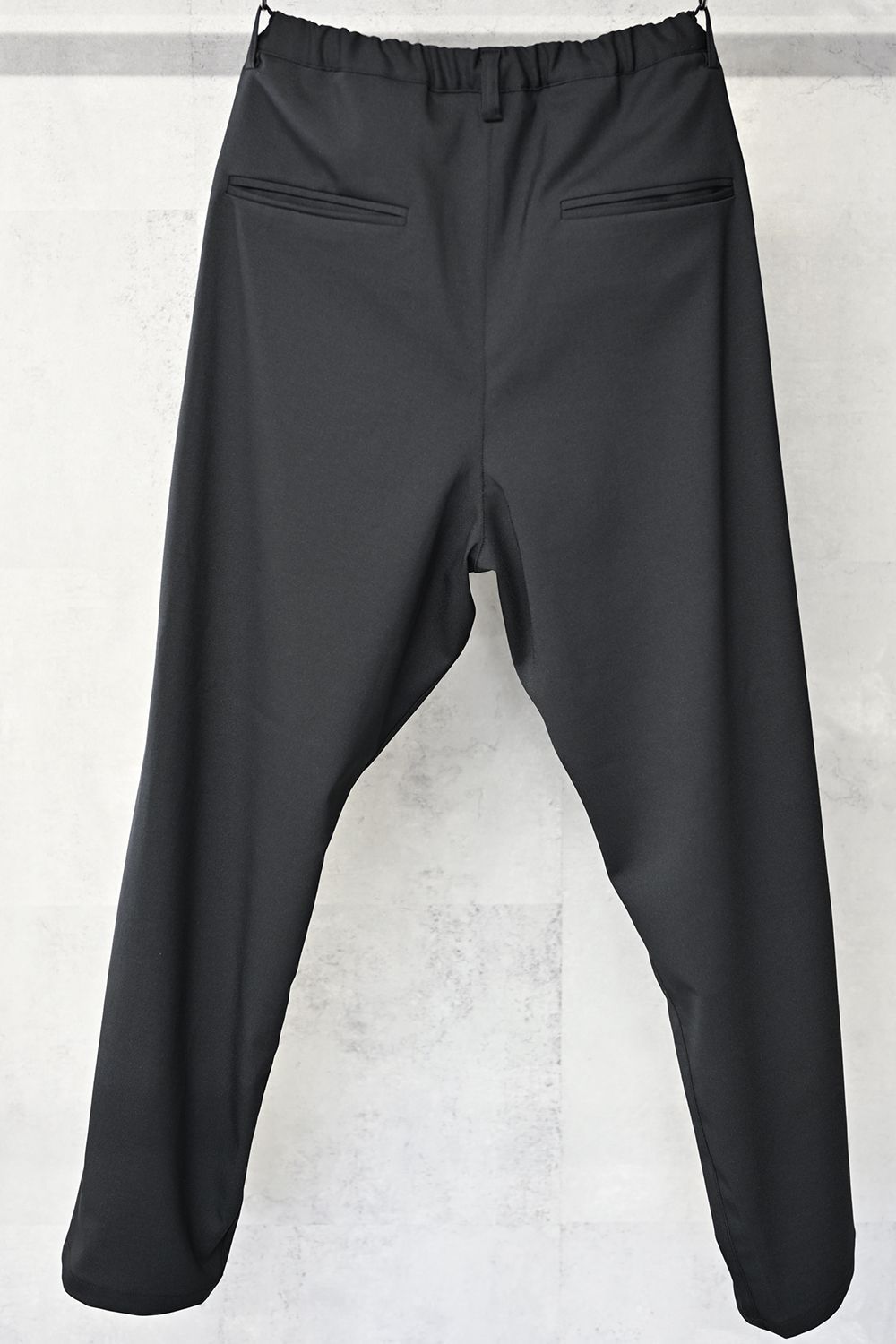 PAT WIDE EASY PANTS / RC33-ST-036BN / ワイドテーパードパンツ / ブラック