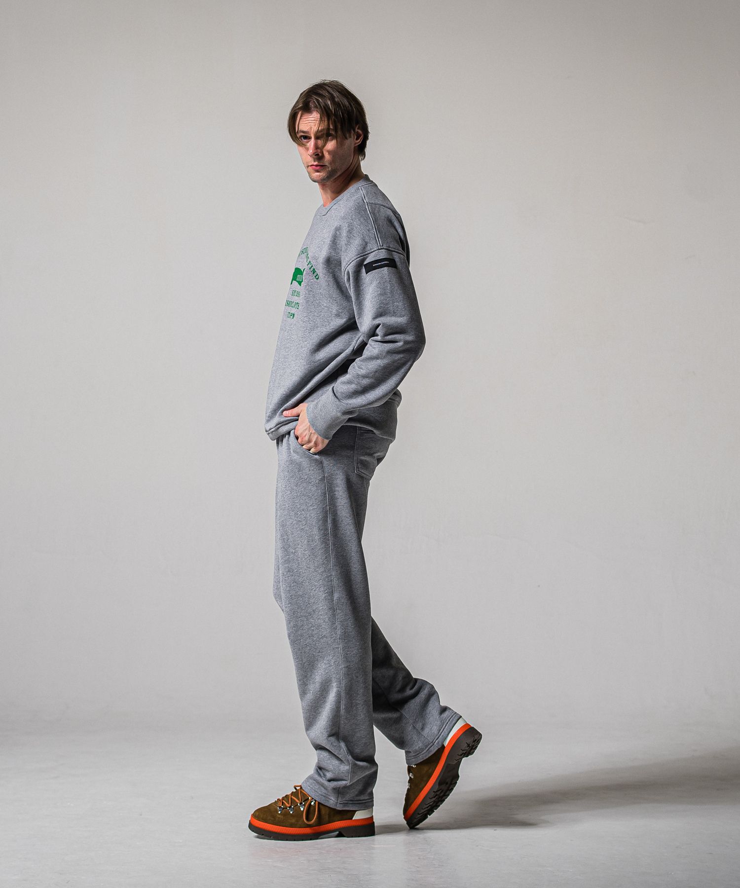 HF URAKE WIDE TUCK PANTS / RC39-ST-016WT / 高機能スウェットワイドタックパンツ / グレー (1月中旬入荷予定)