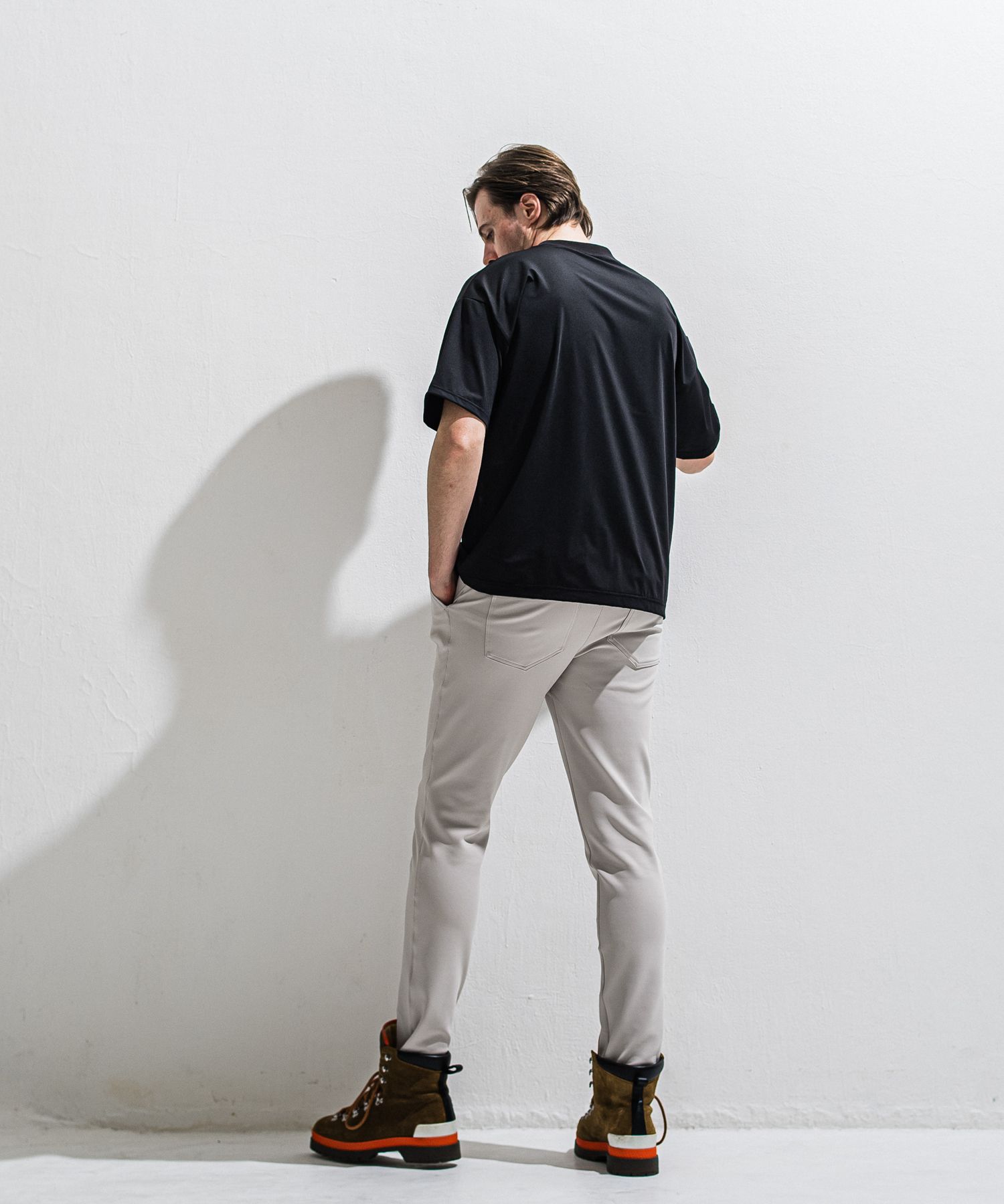 GAVIRIA DB EASY PANTS / DP1-ST-002 / ダンボールジャージイージーパンツ / グレージュ (3月中旬入荷予定)