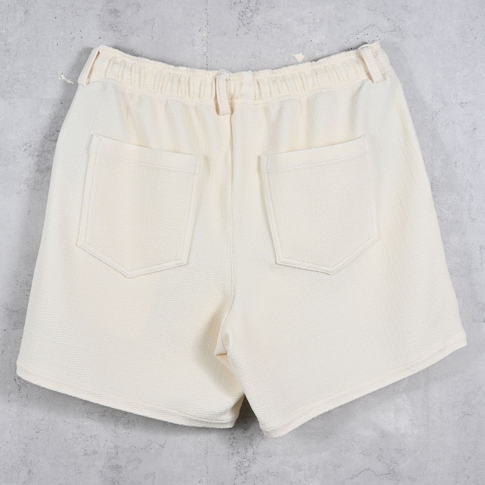 BLISTER KNIT HALF PT / RC39-HP-003 / ブリスターニットショーツ / オフホワイト (3月上旬入荷予定)