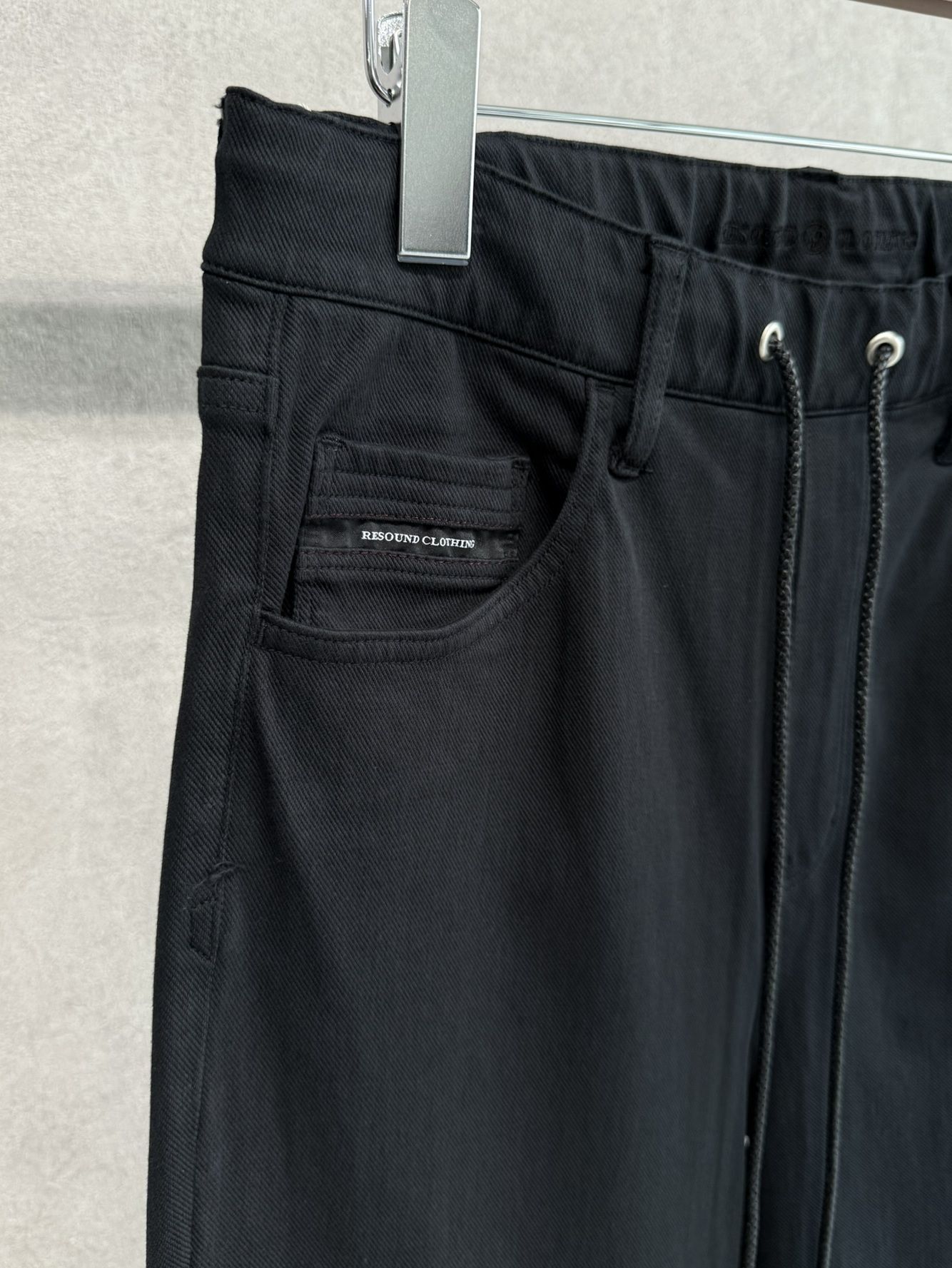 KING DENIM JERSEY / BASIC-ST-005 / デニムジャージ バギーワイドパンツ / ブラック