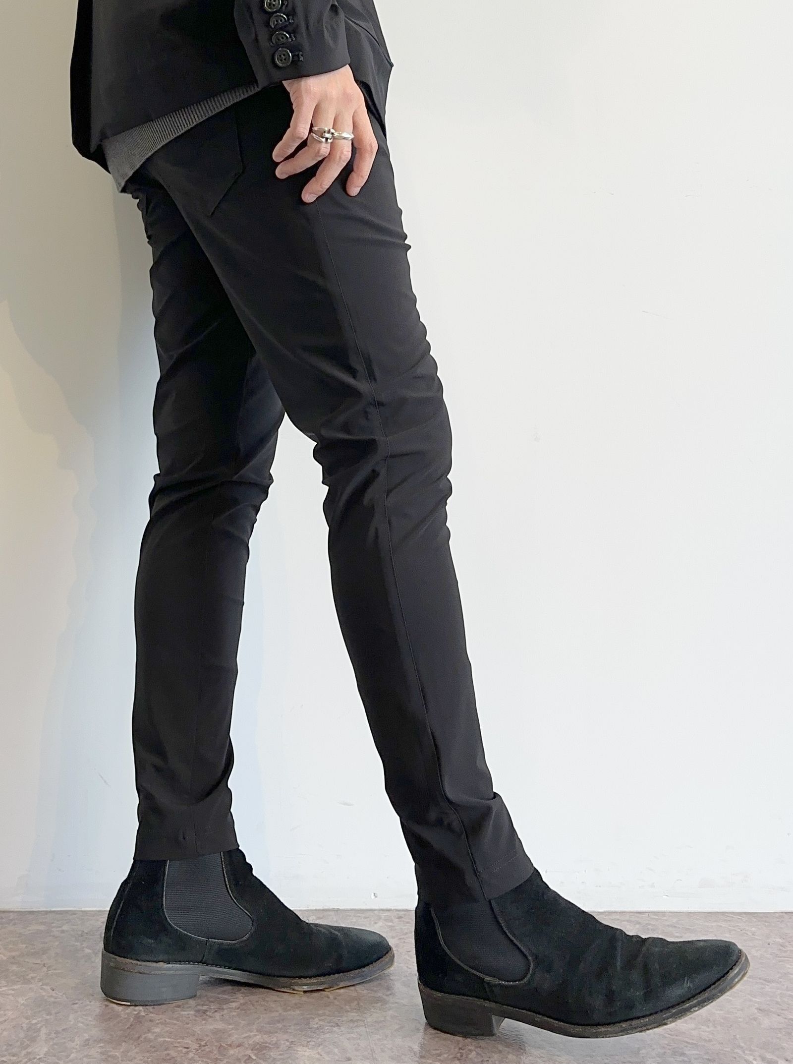 CHRIS EASY TUCK PANTS / RC29-ST-016T / イージータックパンツ / ブラック