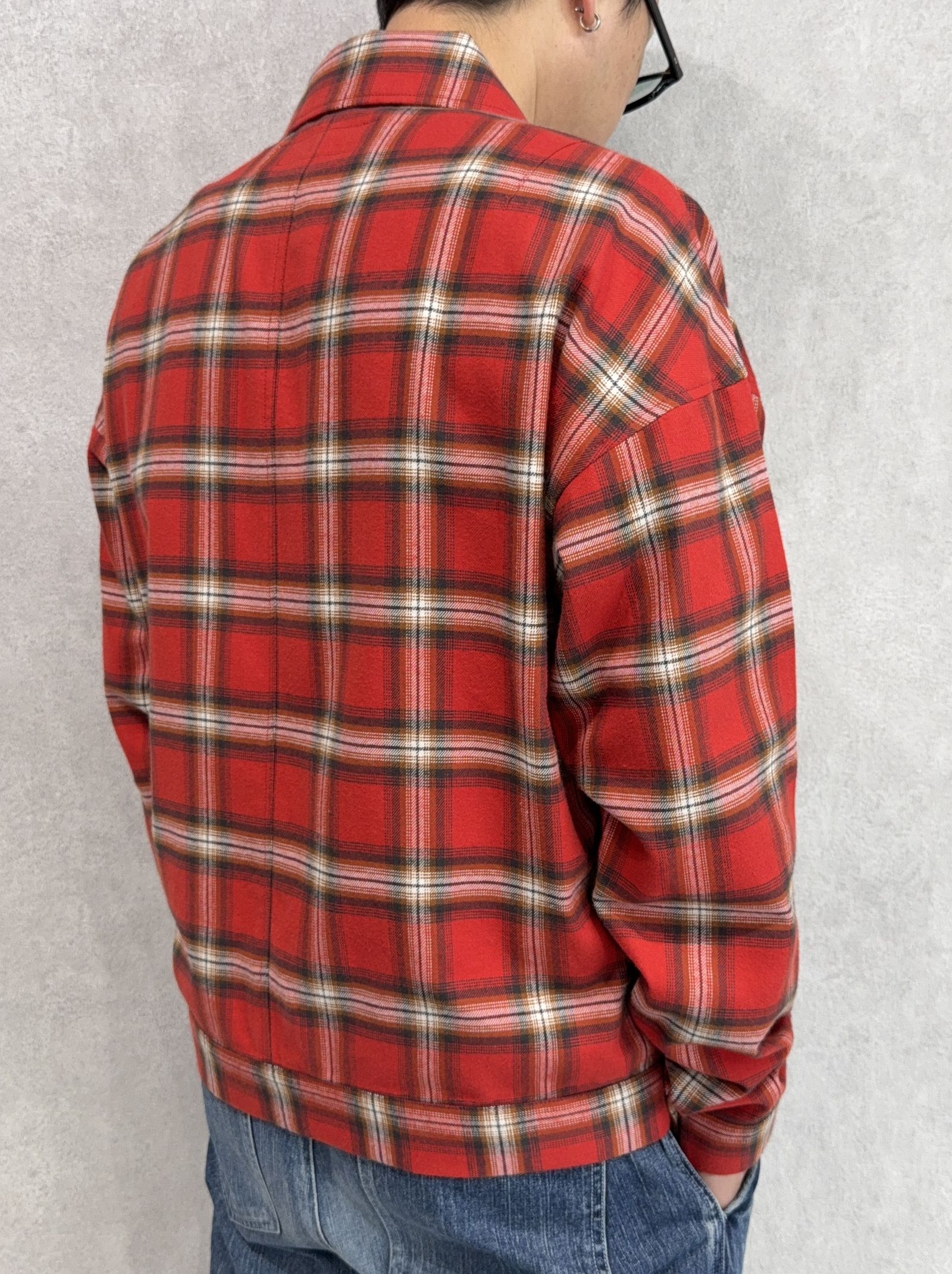 CHECK SHIRT JACKET / RC41-SH-003 / チェックシャツジャケット / レッド