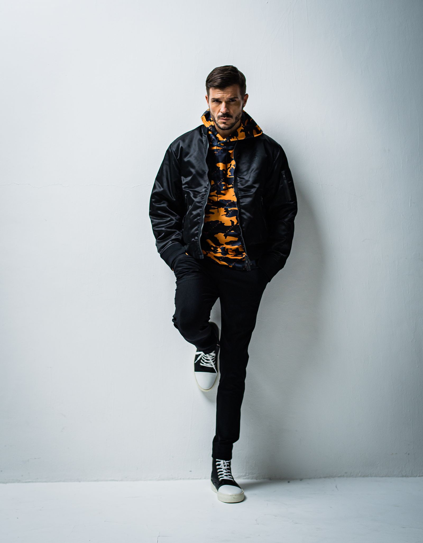REVERSE FLIGHT JACKET / OR1-JK-001 / リバーシブルMA-1 / ブラック (11月上旬入荷予定)