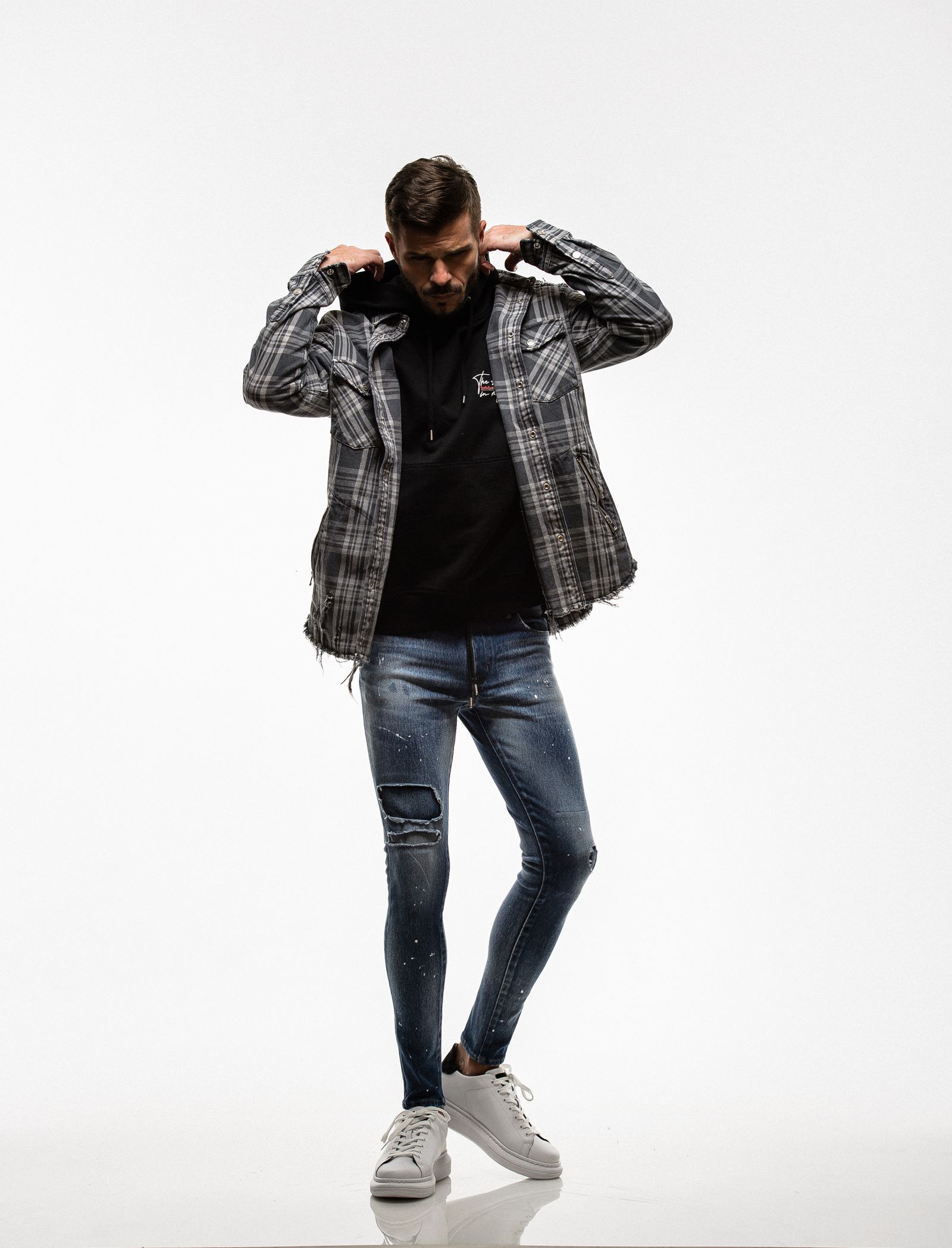 【※期間限定販売※】 VINTAGE CHECK OVER GOWN SHIRTS / RC18-SH-002 / チェックシャツ
