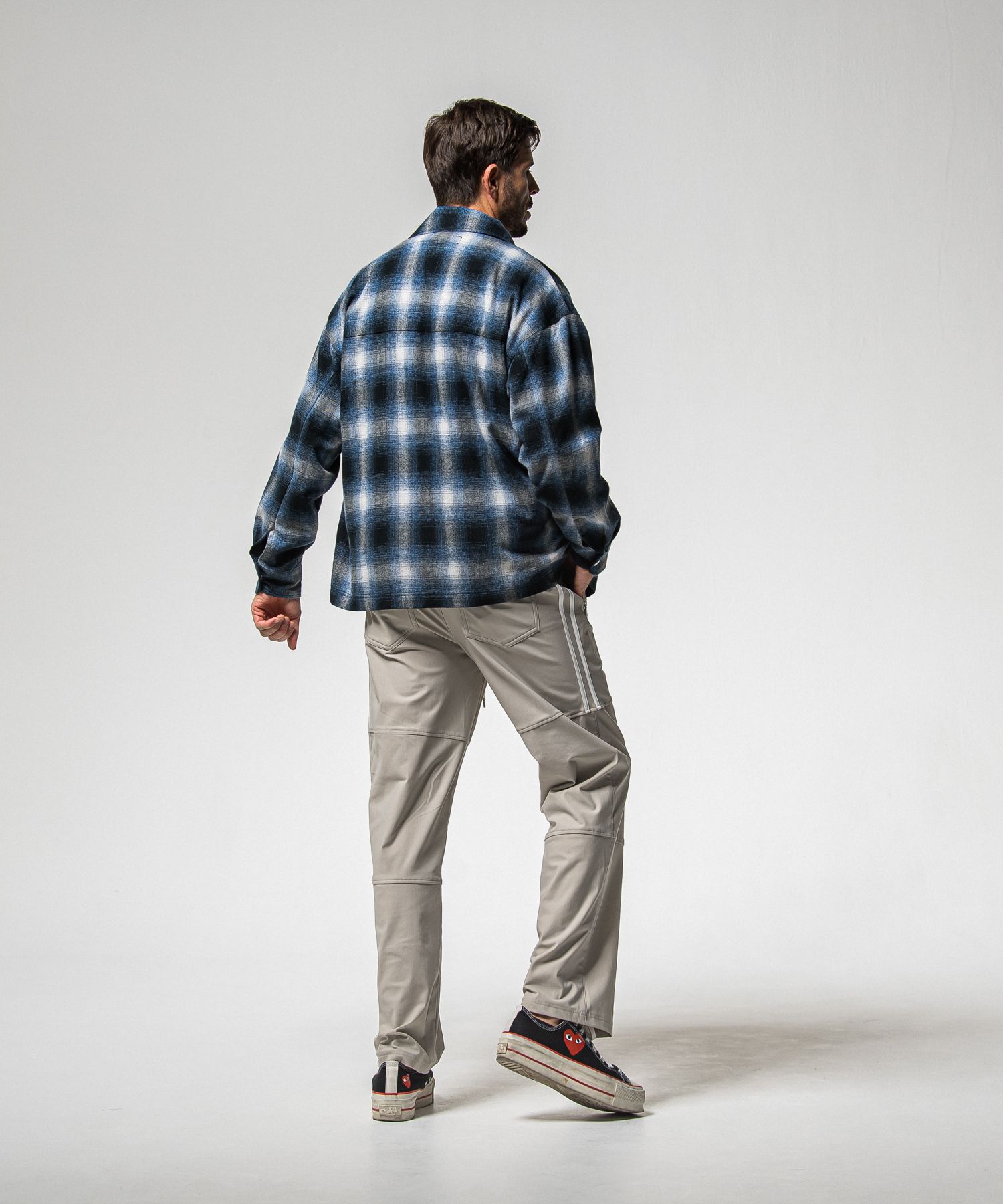 FLANNEL CHECK JK / RC38-JK-007 / フランネルチェックCPOジャケット / ブルー (10月中旬入荷予定)