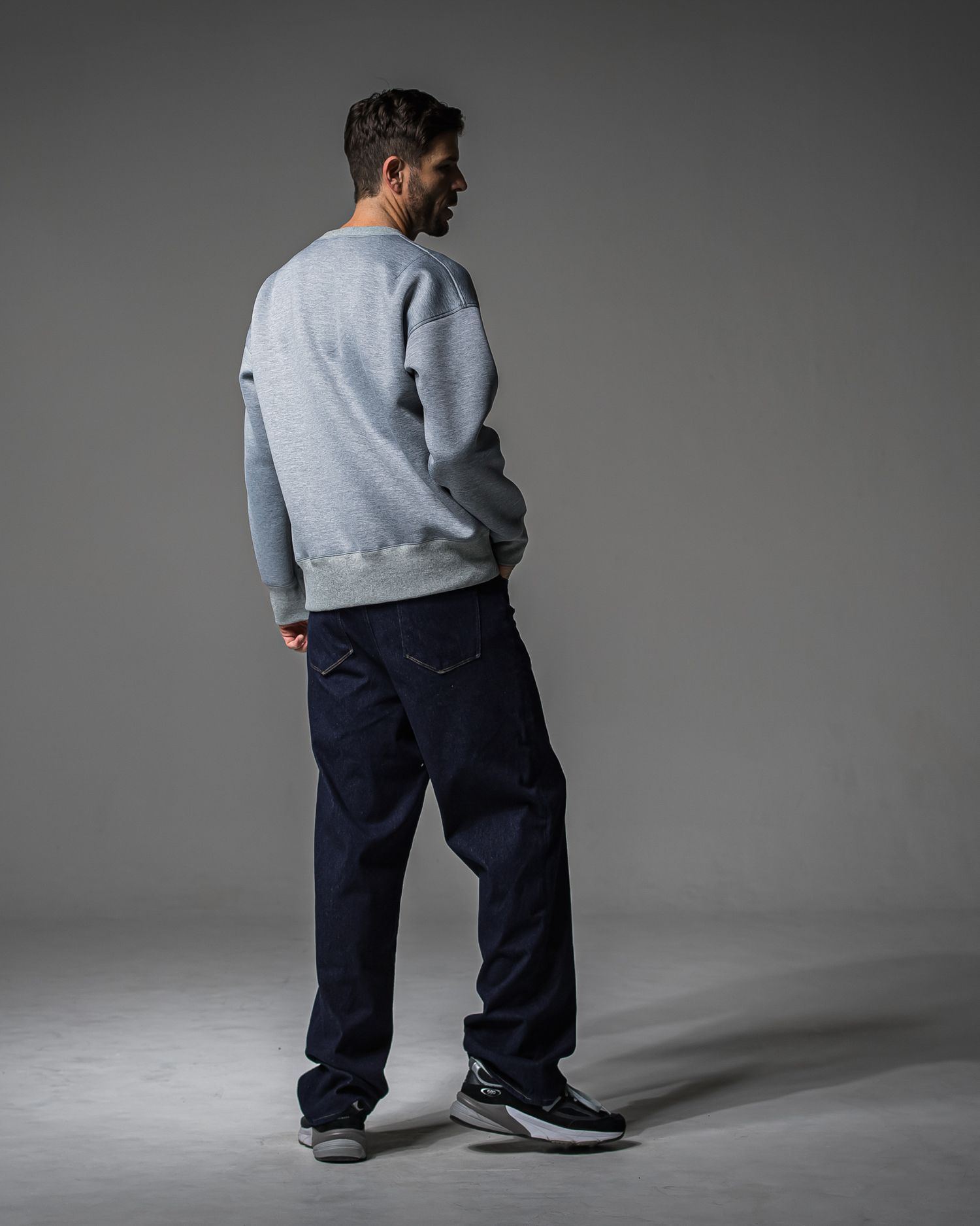 KING DENIM JERSEY / BASIC-ST-005 / デニムジャージ バギーワイドパンツ / インディゴワンウォッシュ