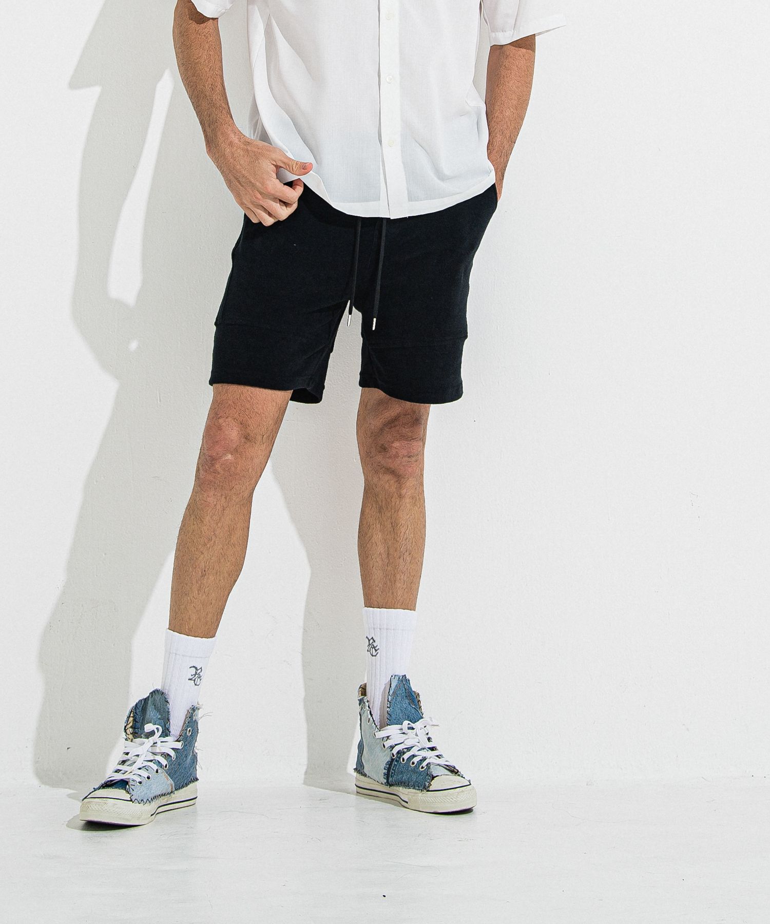 TYLER PILE SHORTS / RC36-HP-001 / パイルラインショーツ / ブラック