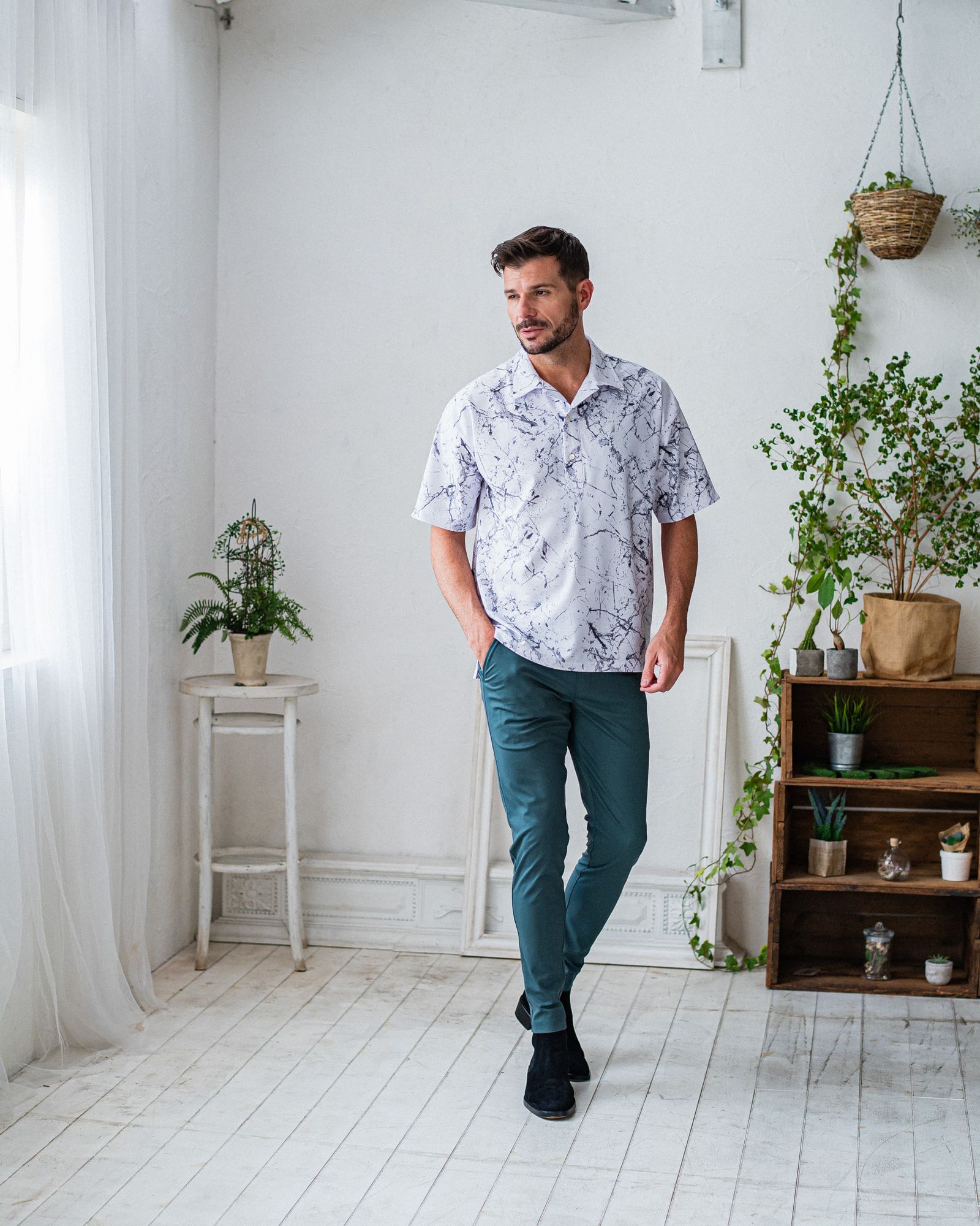 CHRIS EASY PANTS / RC32-ST-016 / イージーパンツ / カーキ