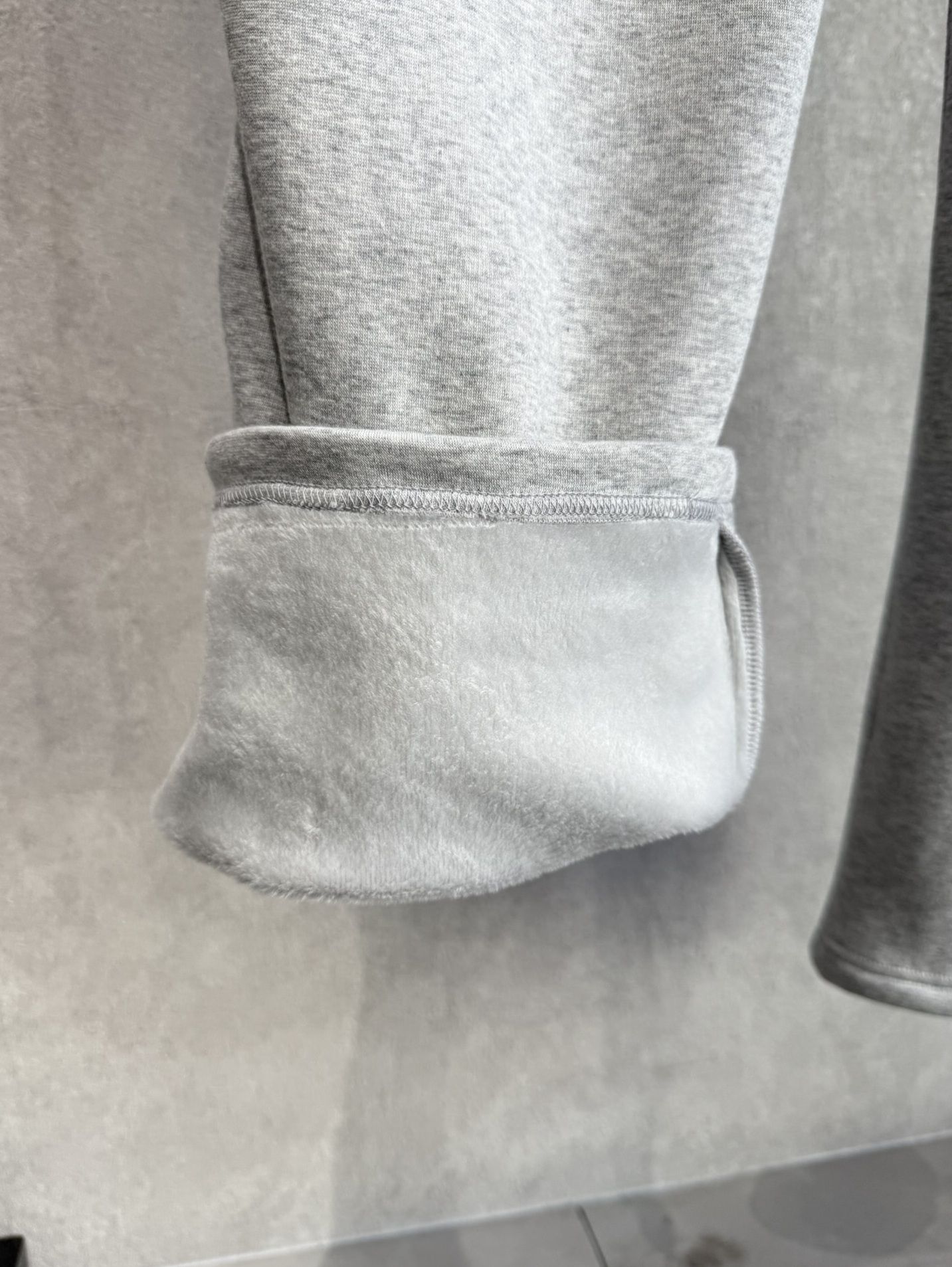 VELOURS FLEECE WIDE TUCK PANTS / RC38-ST-016HWT / 裏起毛スウェットワイドタックパンツ / グレー