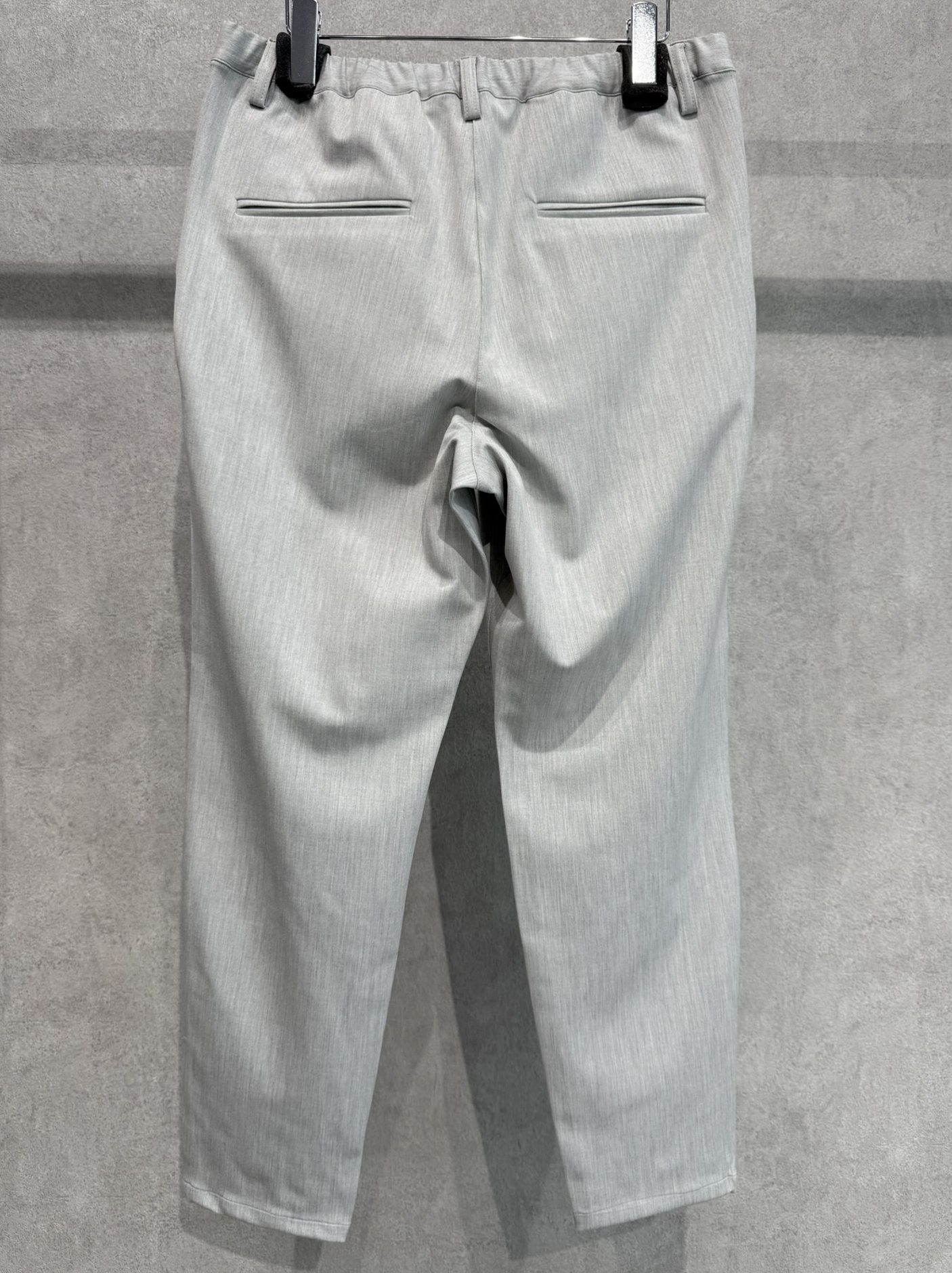 PAT WIDE EASY PANTS / RC38-ST-036BN / ワイドテーパードパンツ / グレー (1月上旬入荷予定)