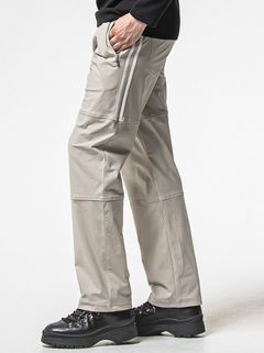 JOHNSON LINE HEAT WIDE TUCK PANTS / RC38-ST-009HWT / 裏起毛ジョンソンラインワイドタックパンツ / グレー×ホワイト (10月下旬入荷予定)