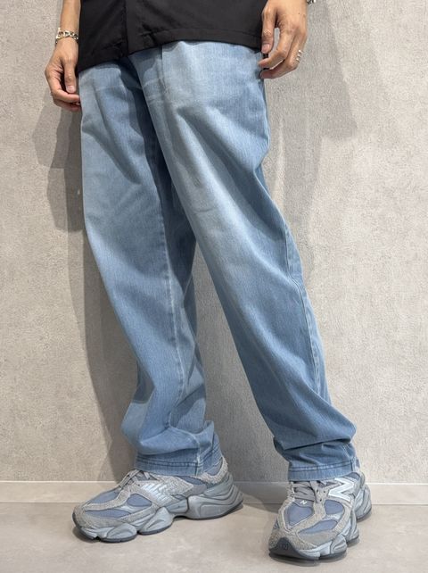DENIM JERSEY WIDE PT / RC36-ST-016WTD / ライトオンスデニムジャージワイドパンツ / ライトインディゴ