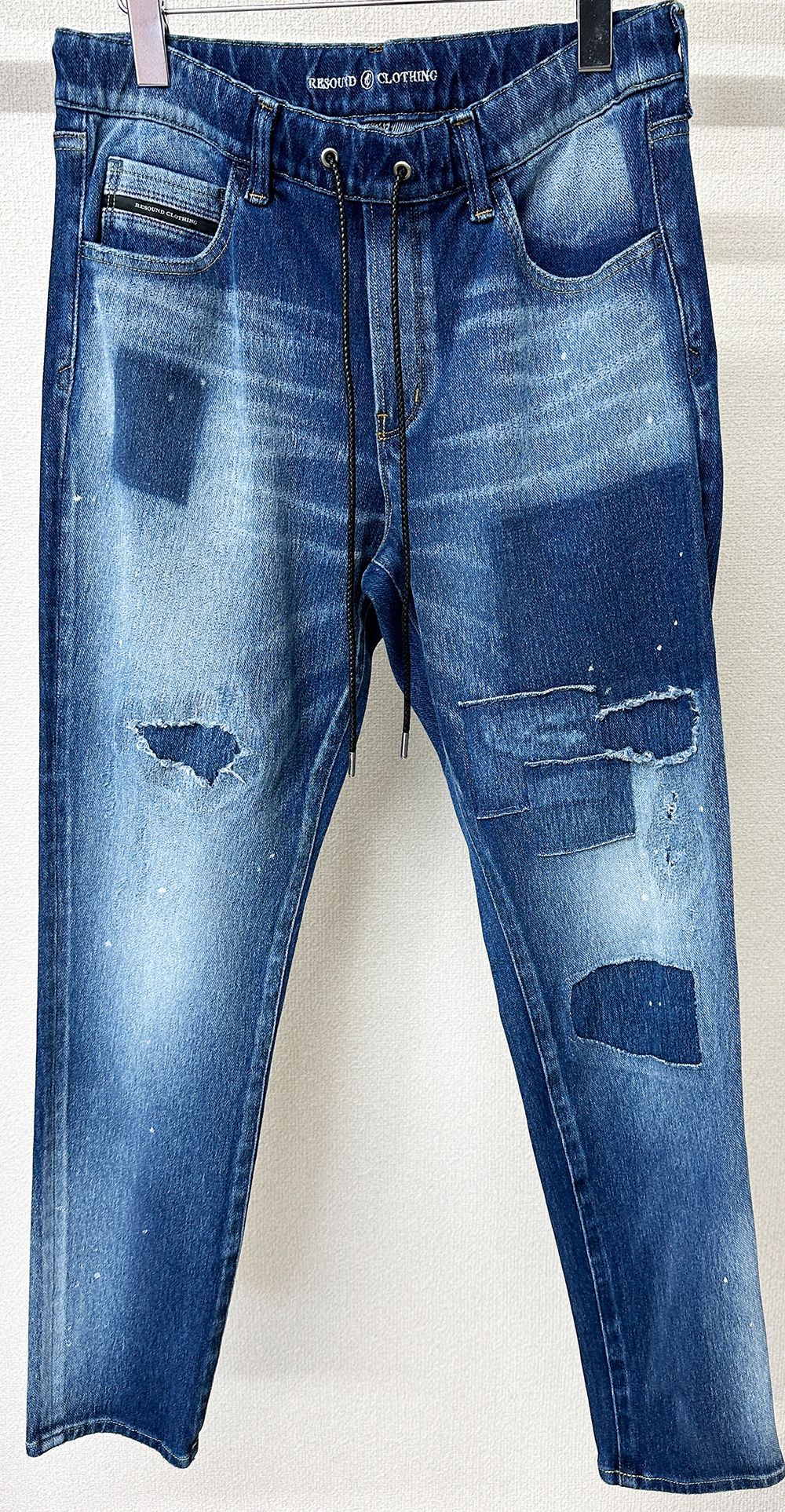 MICK DENIM JERSEY / RC29-ST-020 / デニムジャージテーパードパンツ / インディゴユーズド