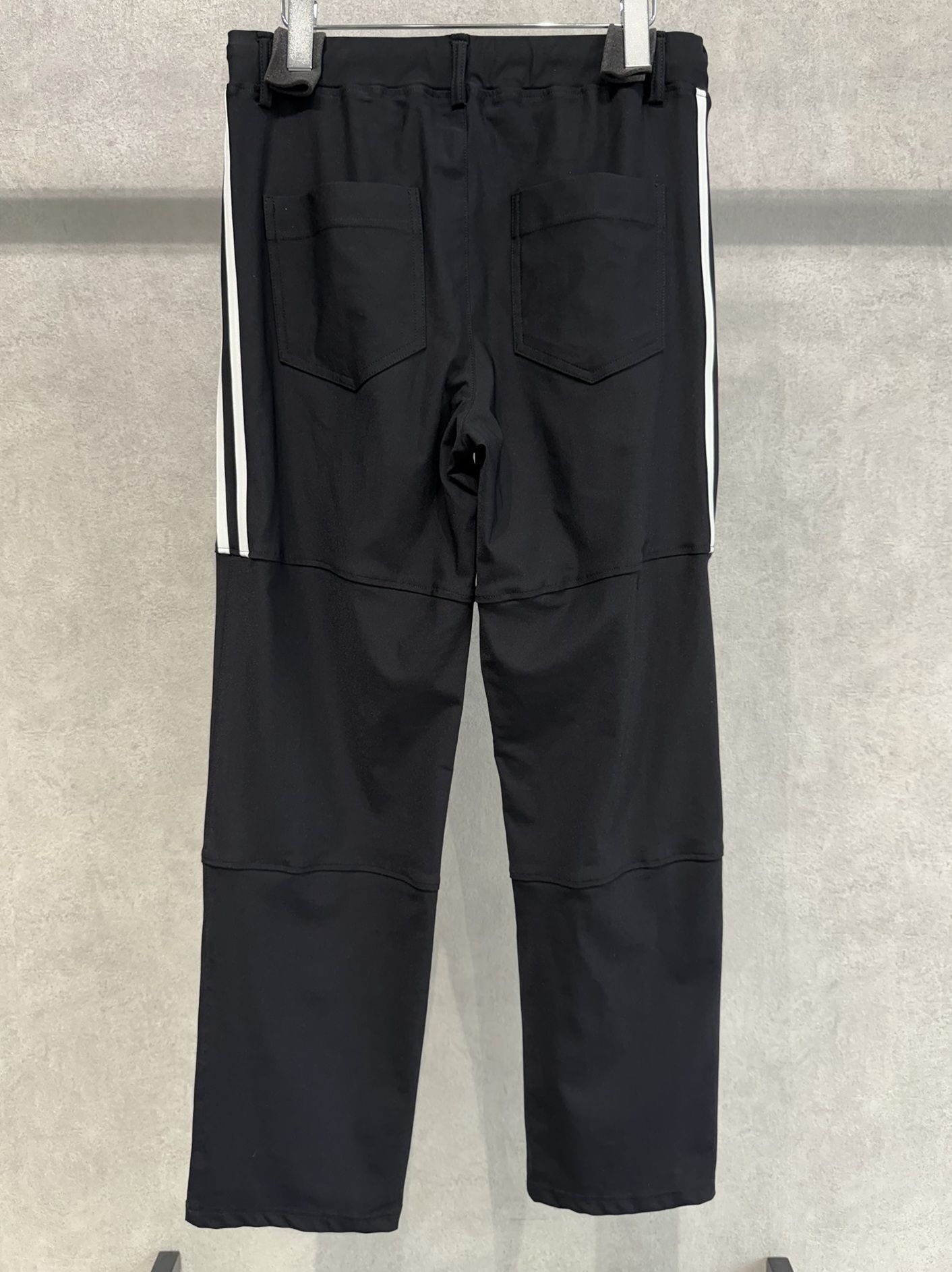 JOHNSON LINE WIDE PANTS / RC39-ST-009WT / ジョンソンラインワイドタックパンツ / ブラック×ホワイト