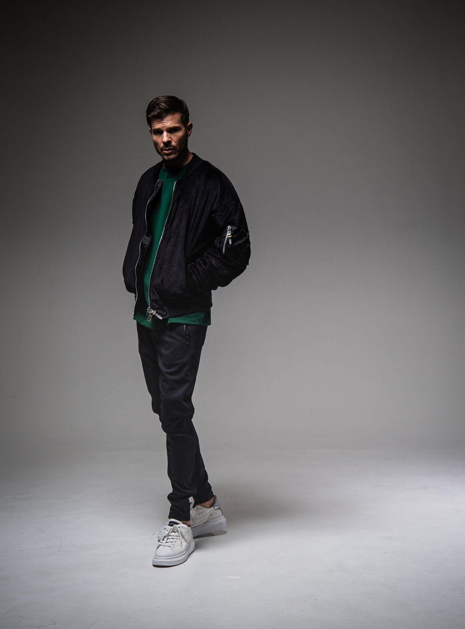 DAVID JACKET / RC25-JK-003 / MA-1 / ボアブラック