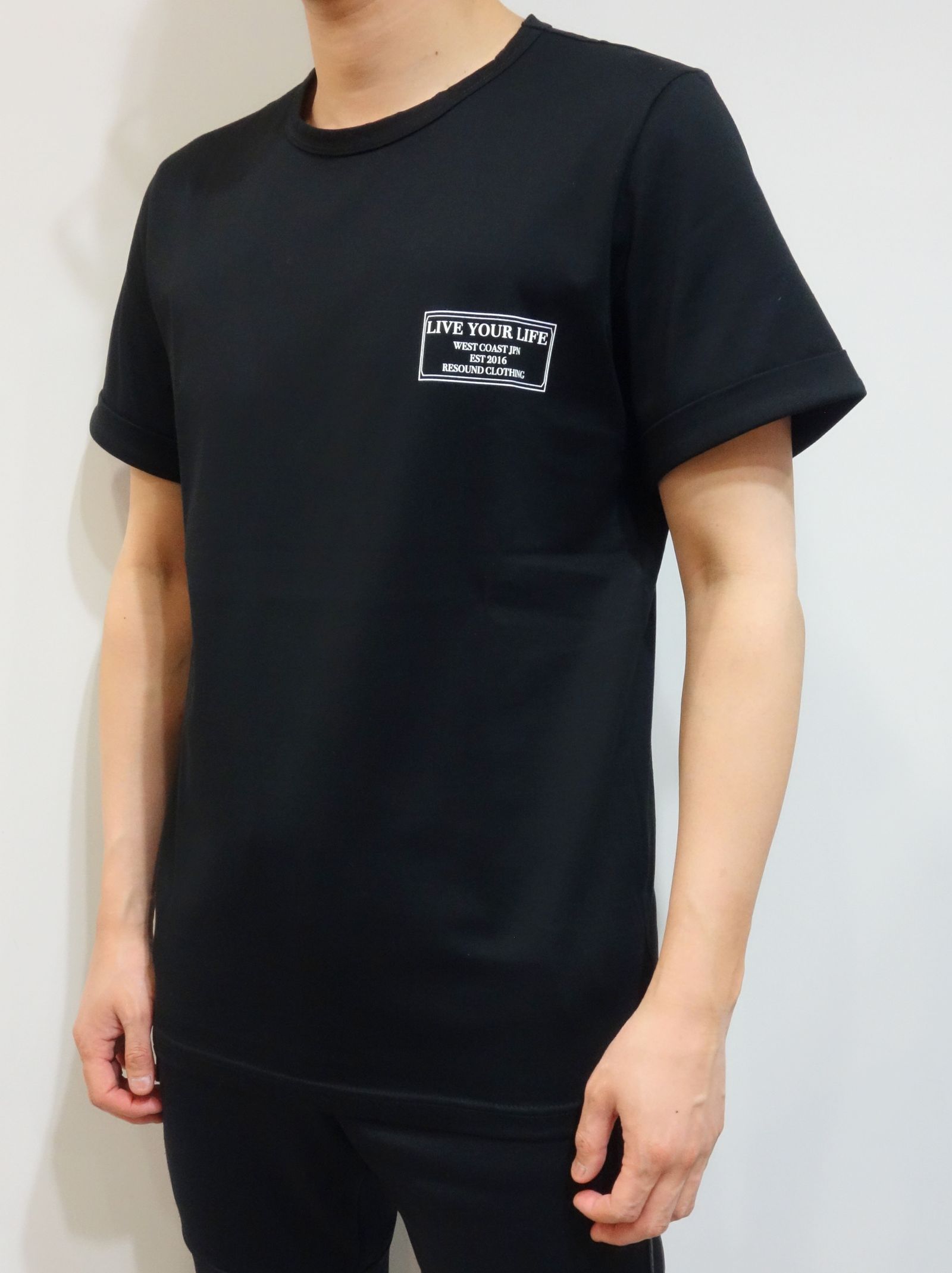 CREW ROLL UP JERSEY TEE / RC19-T-008 / プリントTシャツ ※