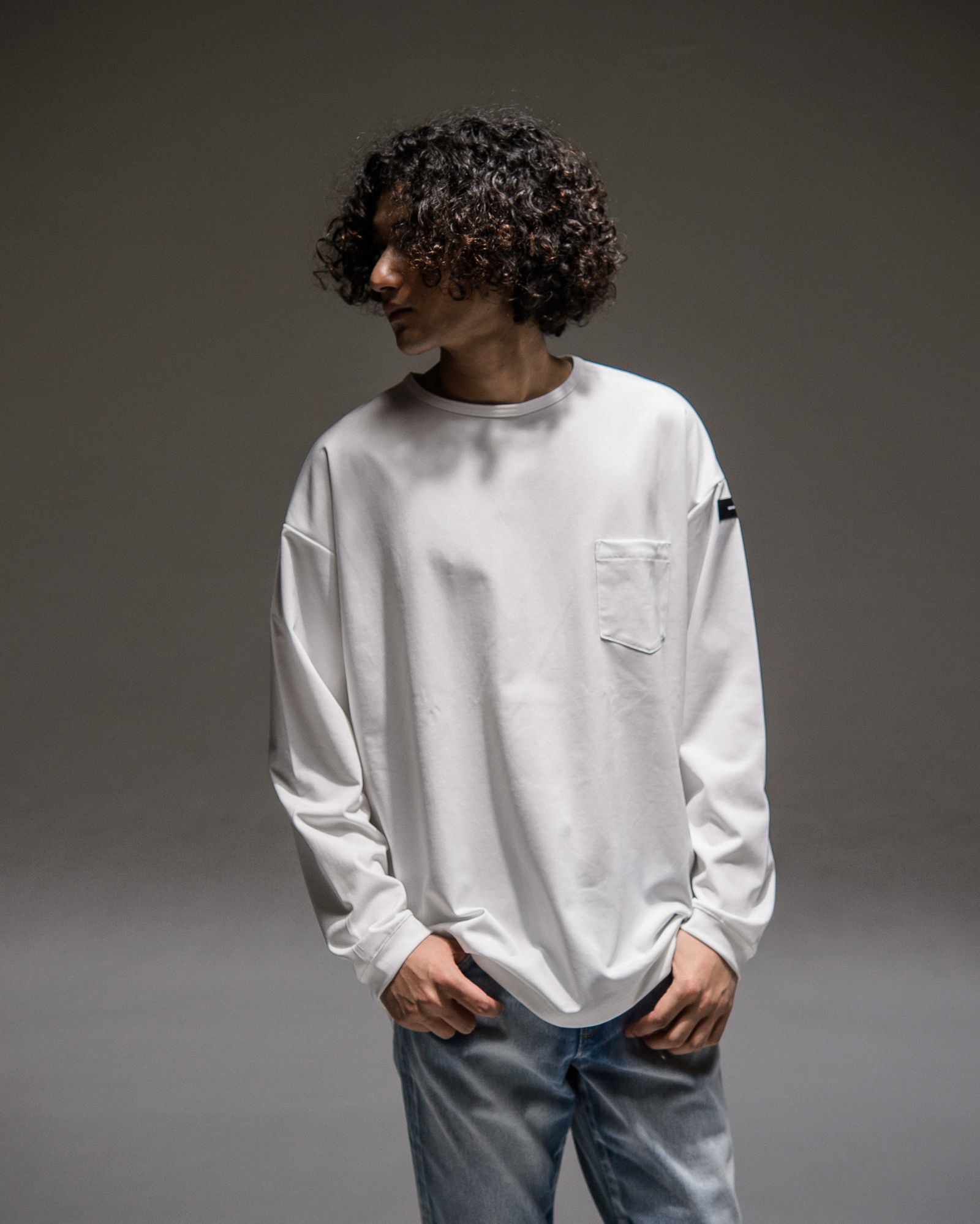 DOUBLE LOOSE POCKET LONG TEE / RC21-T-003 / ロングスリーブTシャツ