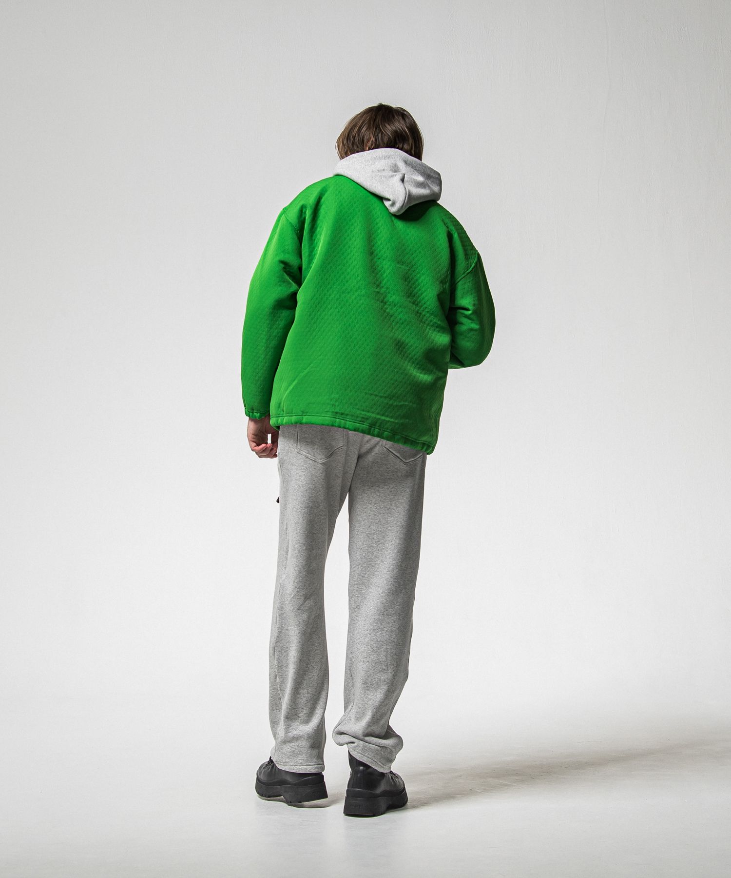 FUR COACH JK / RC38-JK-005 / キルティングファーコーチジャケット / グリーン (11月中旬入荷予定)