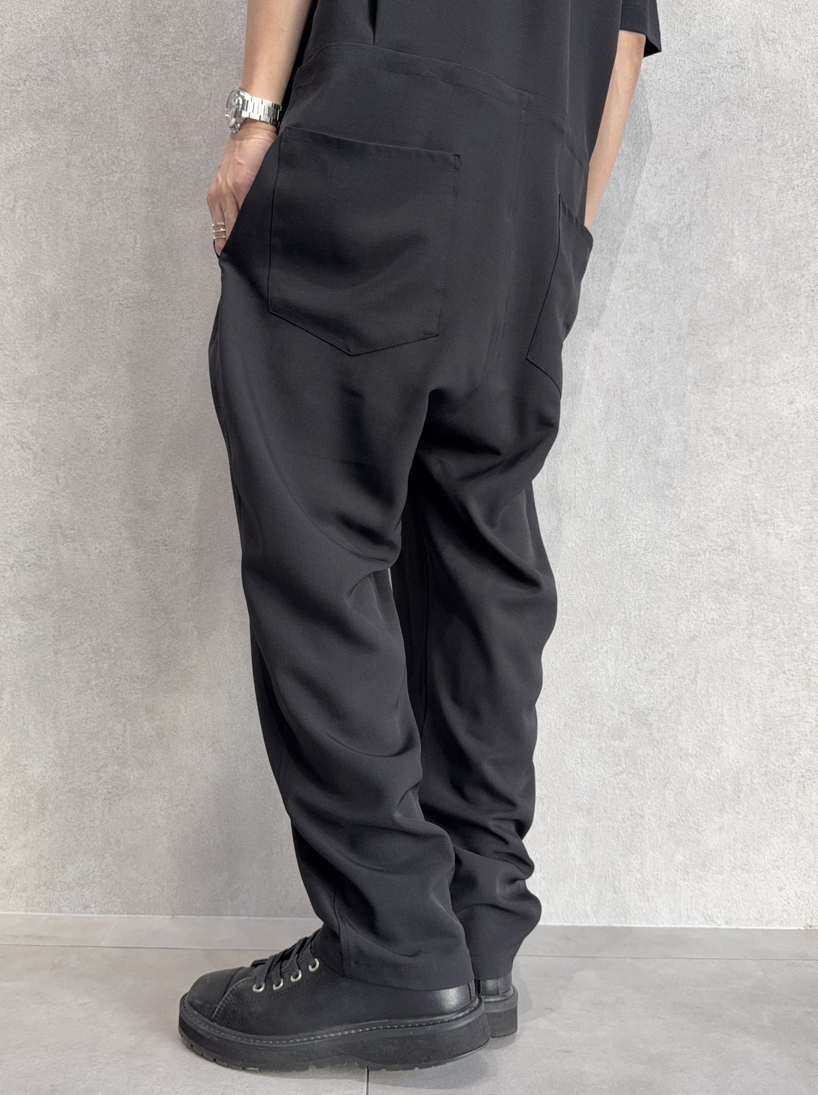 RAGE TWILL HALF ALL IN ONE / DP1-TN-001 / 半袖シャツオールインワン / ブラック