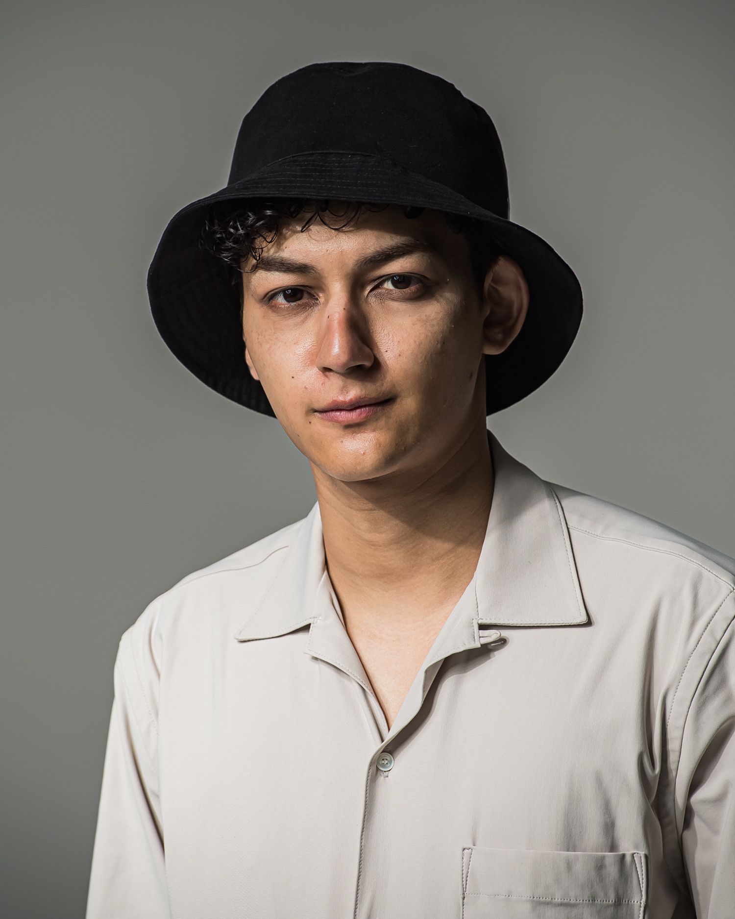SUEDE BUCKET HAT / RC37-CAP-003 / スエードエコレザーバケットハット / ブラック (9月上旬入荷予定)