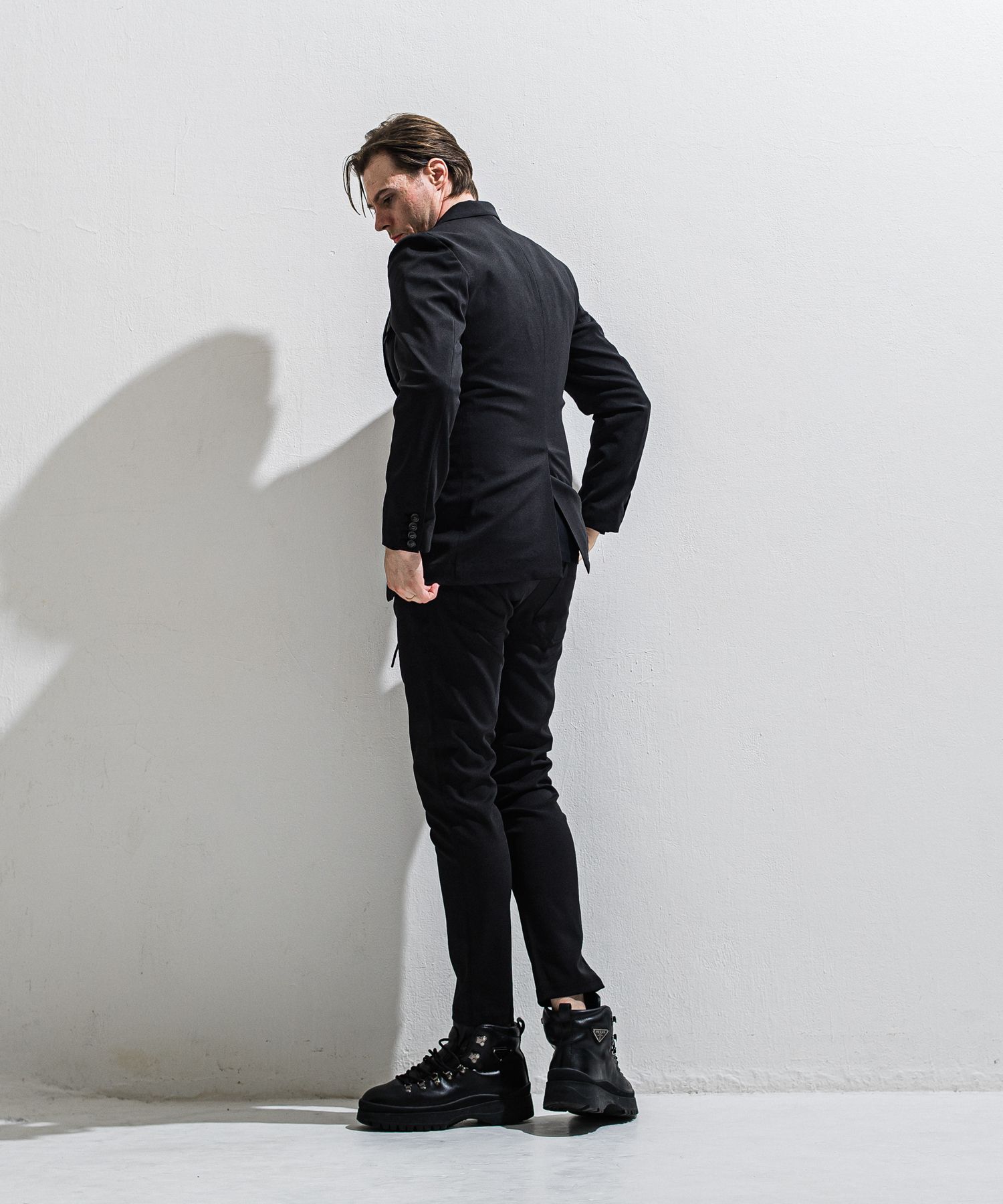 GAVIRIA SLACKS EASY PANTS / DP1-ST-001 / スラックスイージーパンツ / ブラック (3月中旬入荷予定)