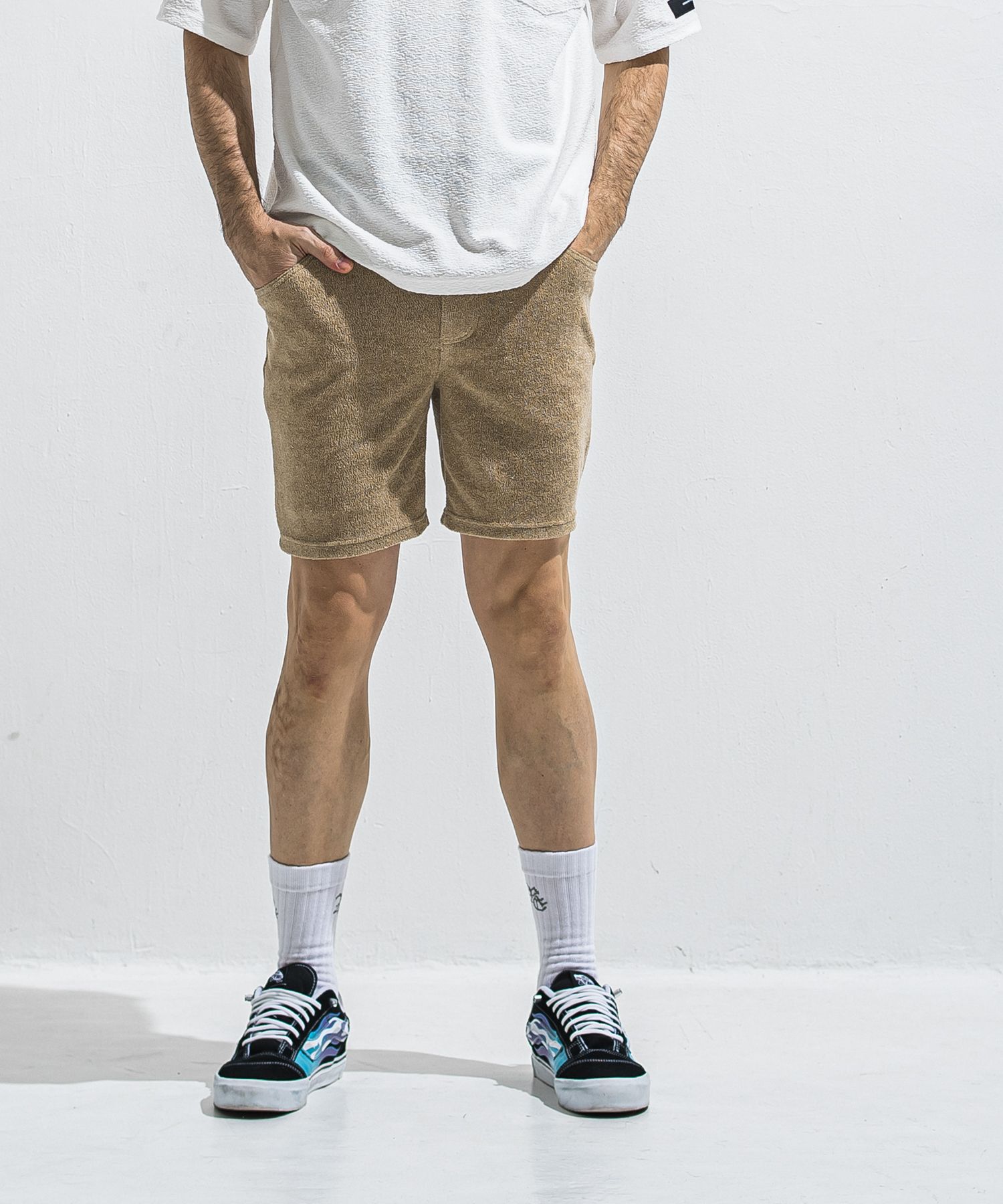 VINTAGE PILE SHORTS / RC40-HP-001 / パイルショーツ / ベージュ (5月中旬入荷予定)