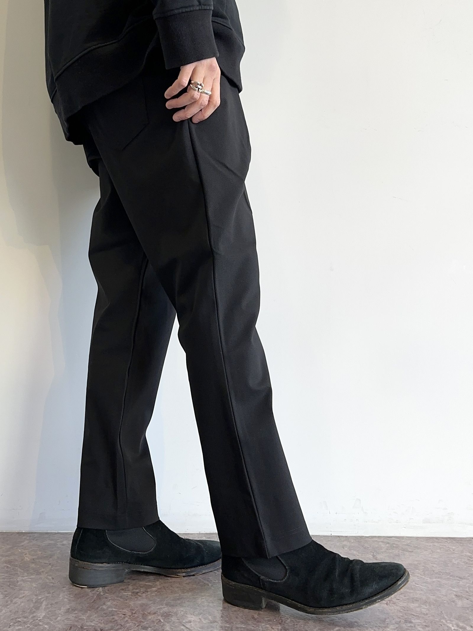 MARTIN 2TUCK PANTS / RC30-ST-035 / 2タックイージーパンツ / ブラック