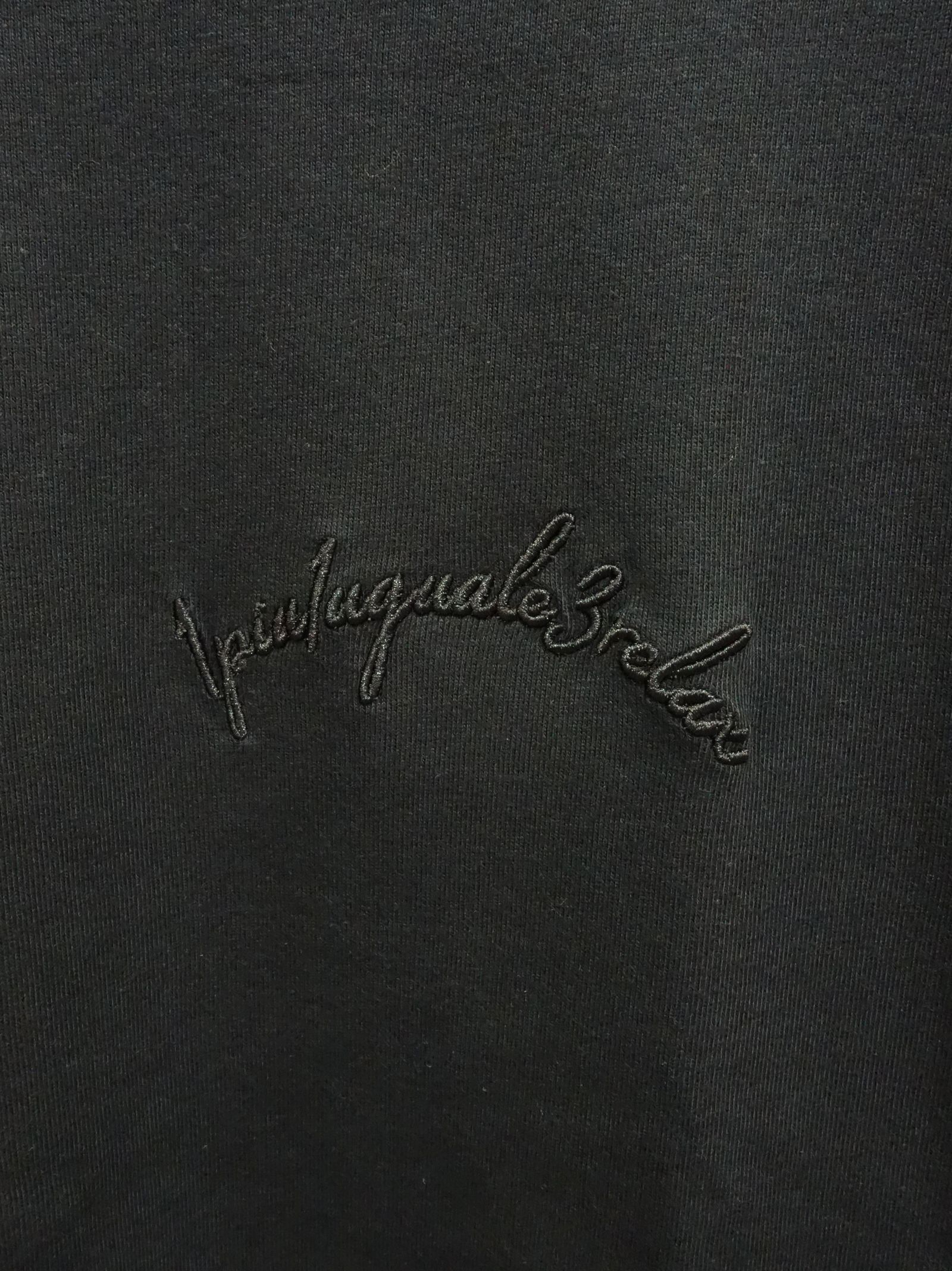 グラデーションプリント長袖Tシャツ / ust-22052 / ブラック